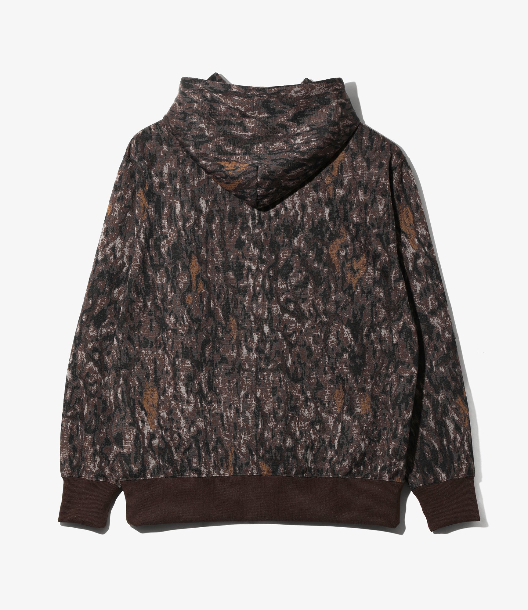 Trainer Hoodie – Brown Horn Camo Jacquard