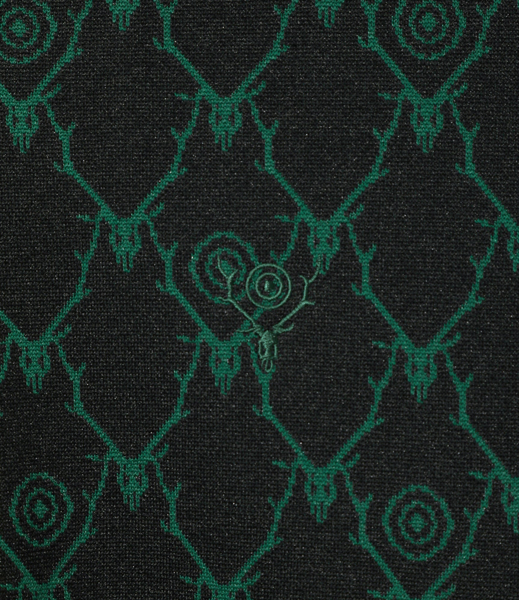 Trainer Jacket – Black Skull&Target Jacquard
