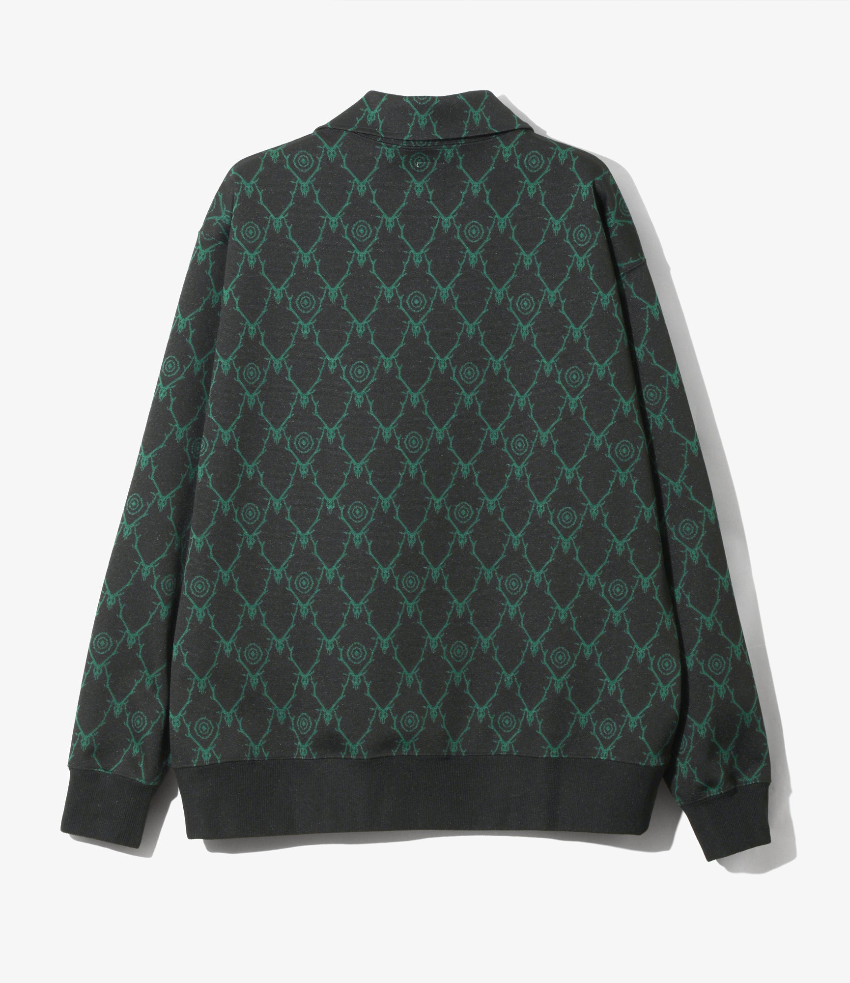 Trainer Jacket – Black Skull&Target Jacquard