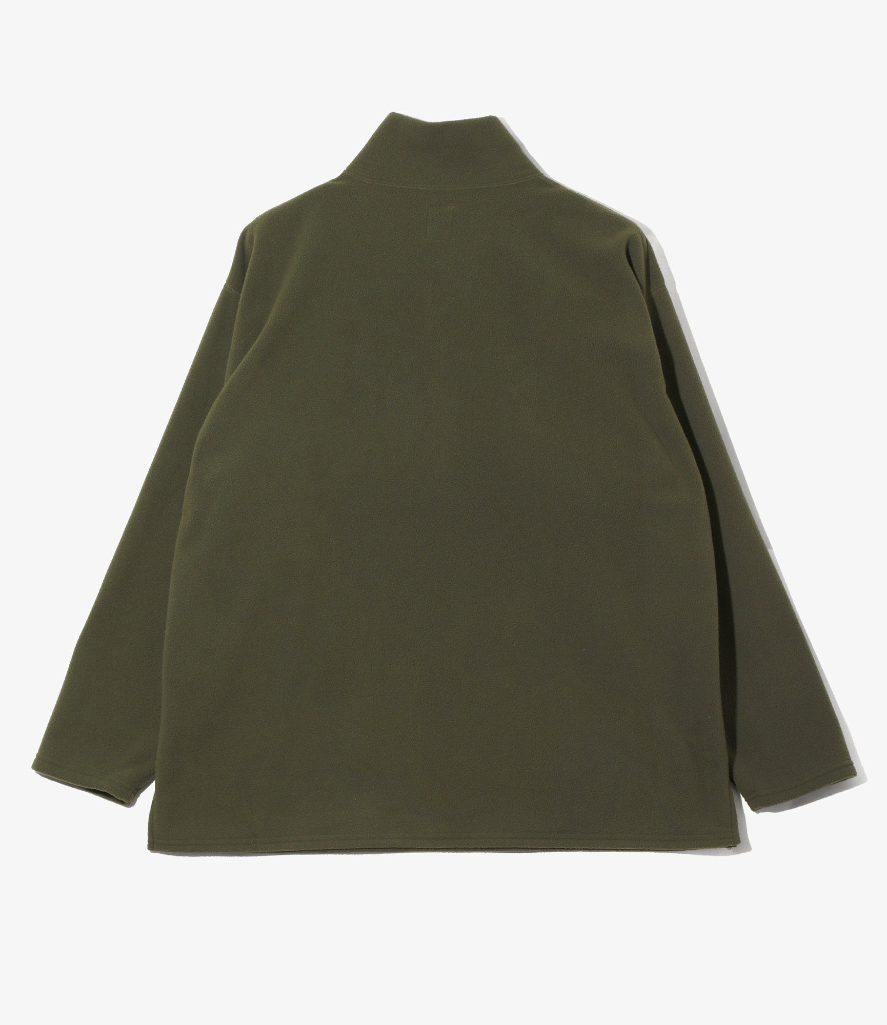 Half Zip Shirt – Olive Poly Fleece