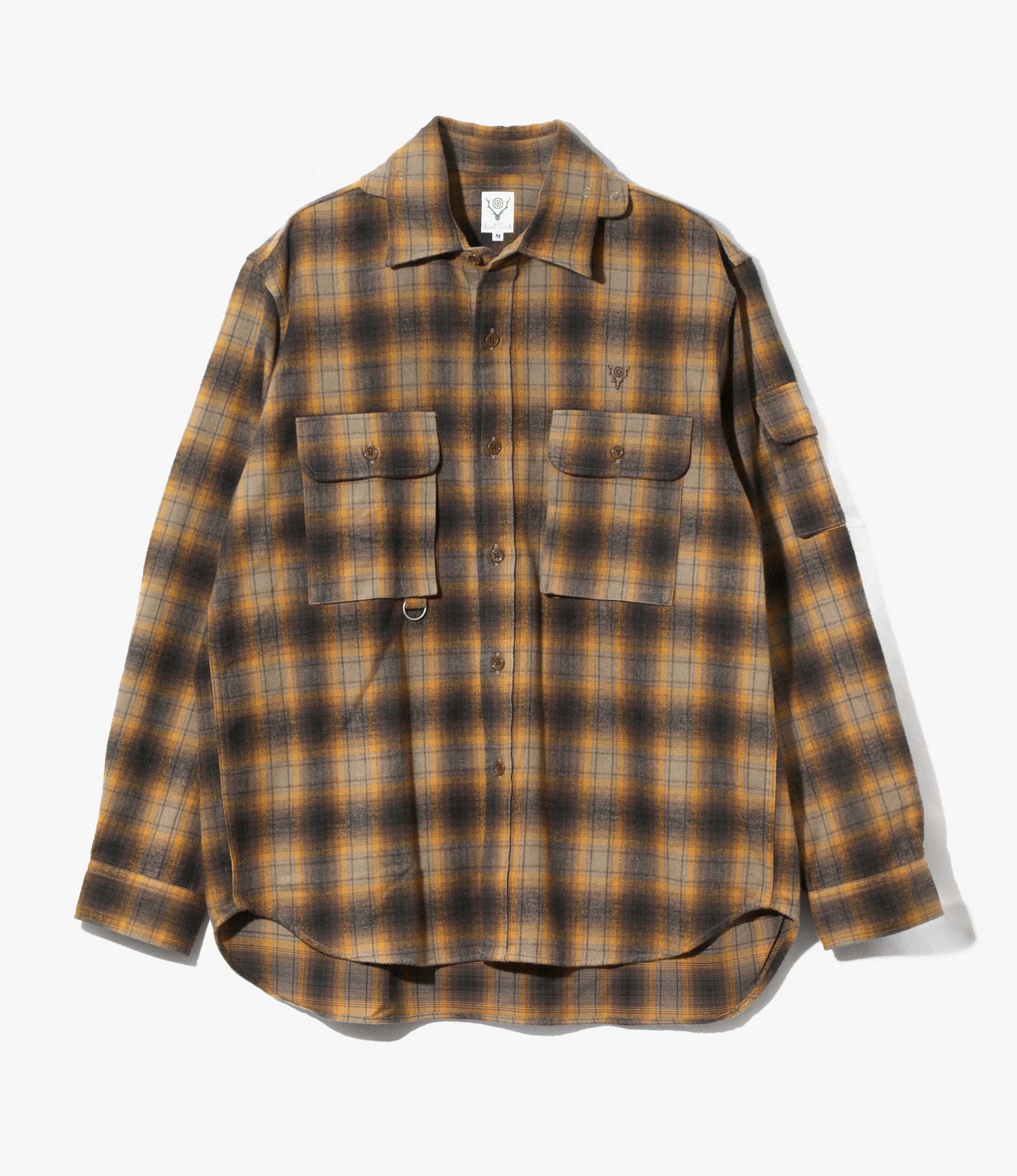 Fishing Shirt – Khaki Cotton Plaid