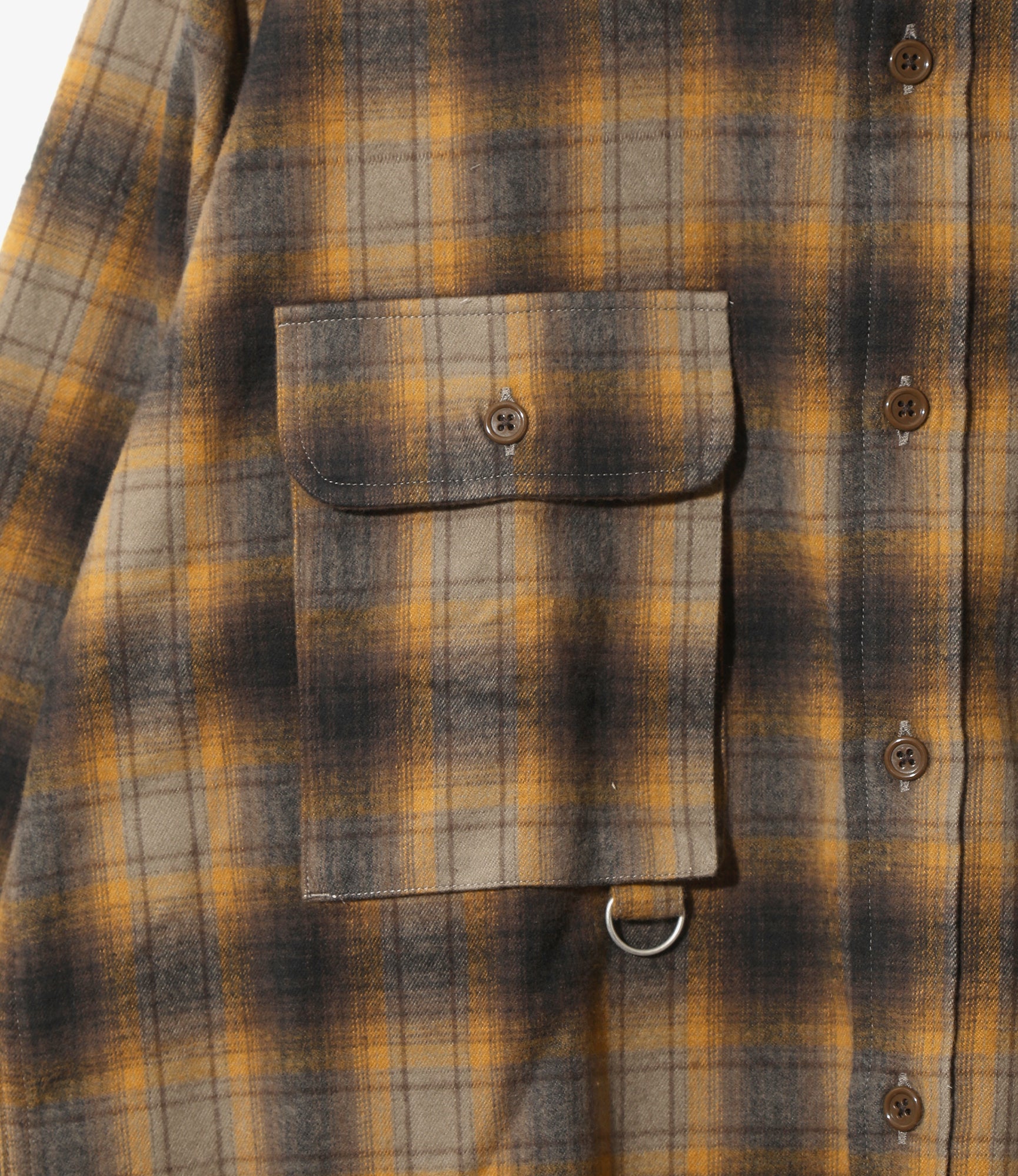 Fishing Shirt – Khaki Cotton Plaid