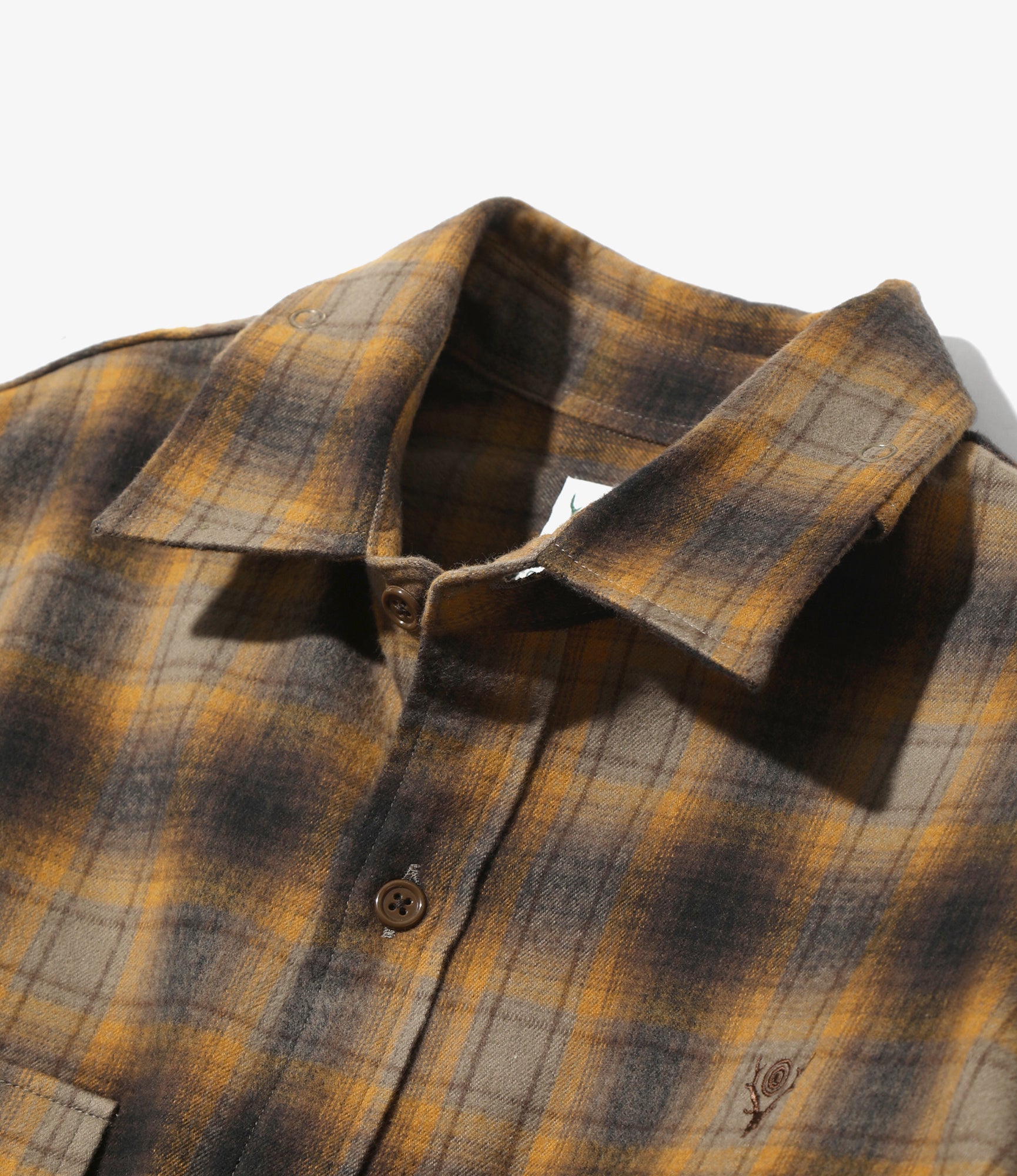 Fishing Shirt – Khaki Cotton Plaid