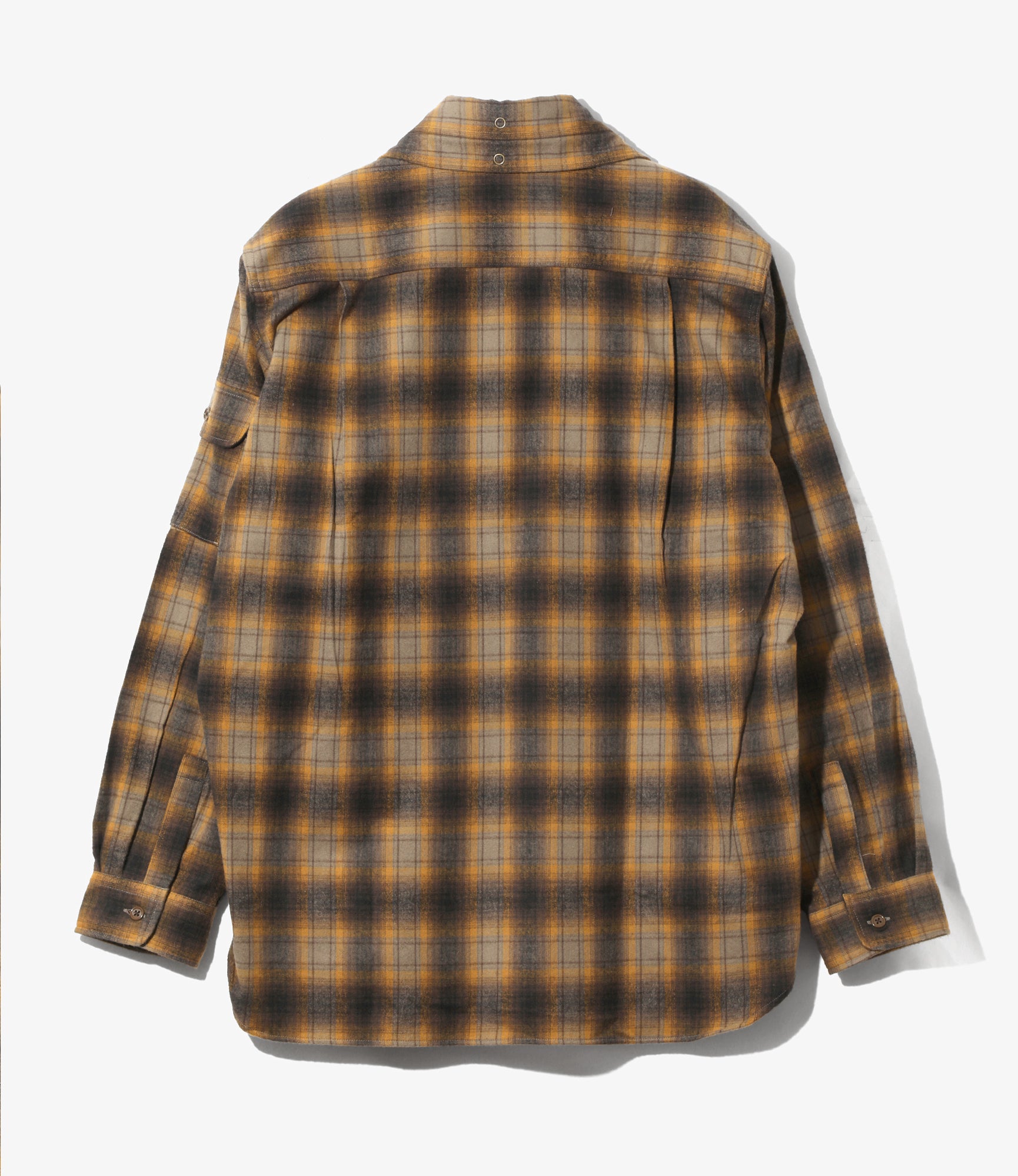 Fishing Shirt – Khaki Cotton Plaid