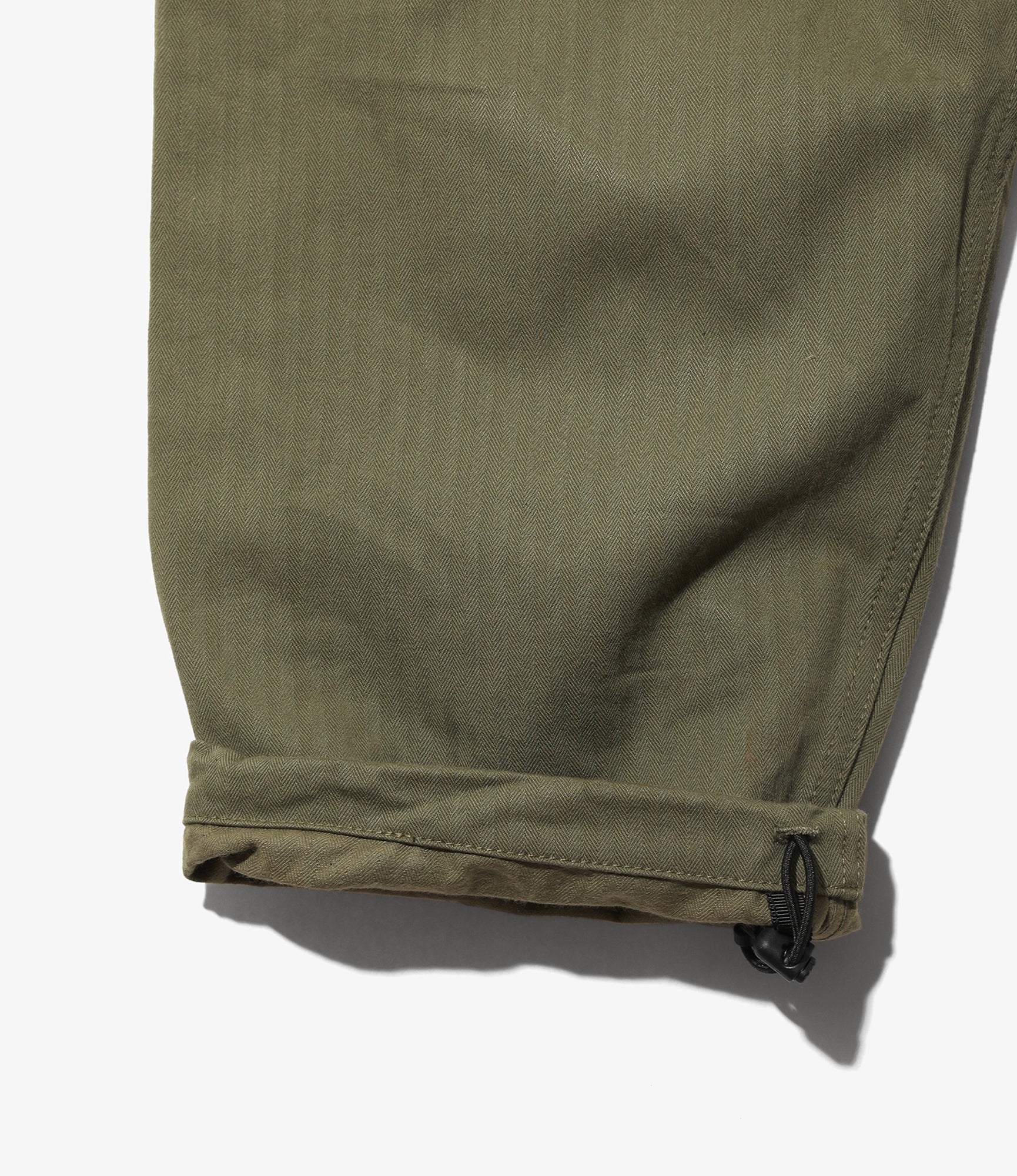 Trek Pant - Olive Cotton Herringbone