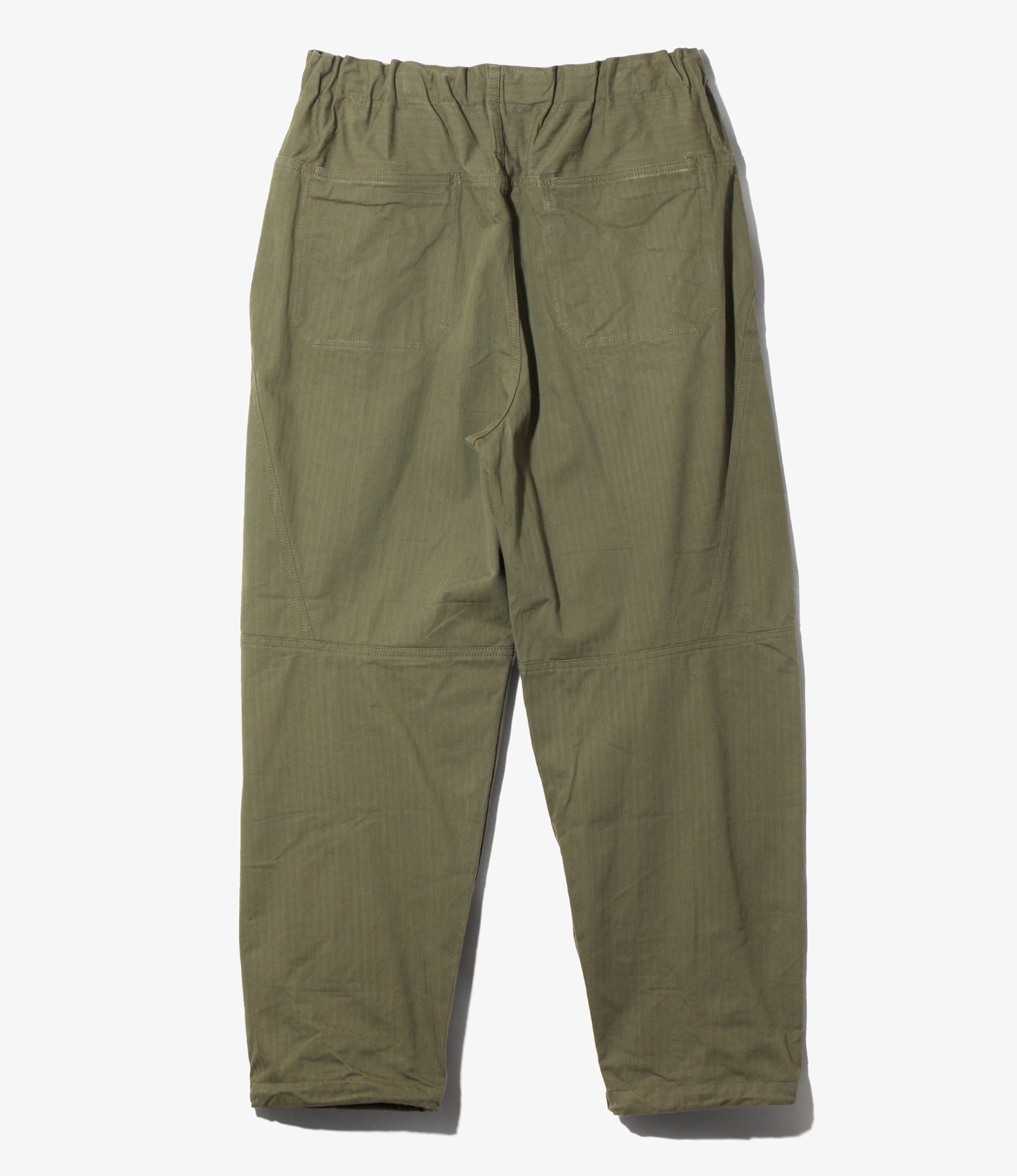 Trek Pant - Olive Cotton Herringbone
