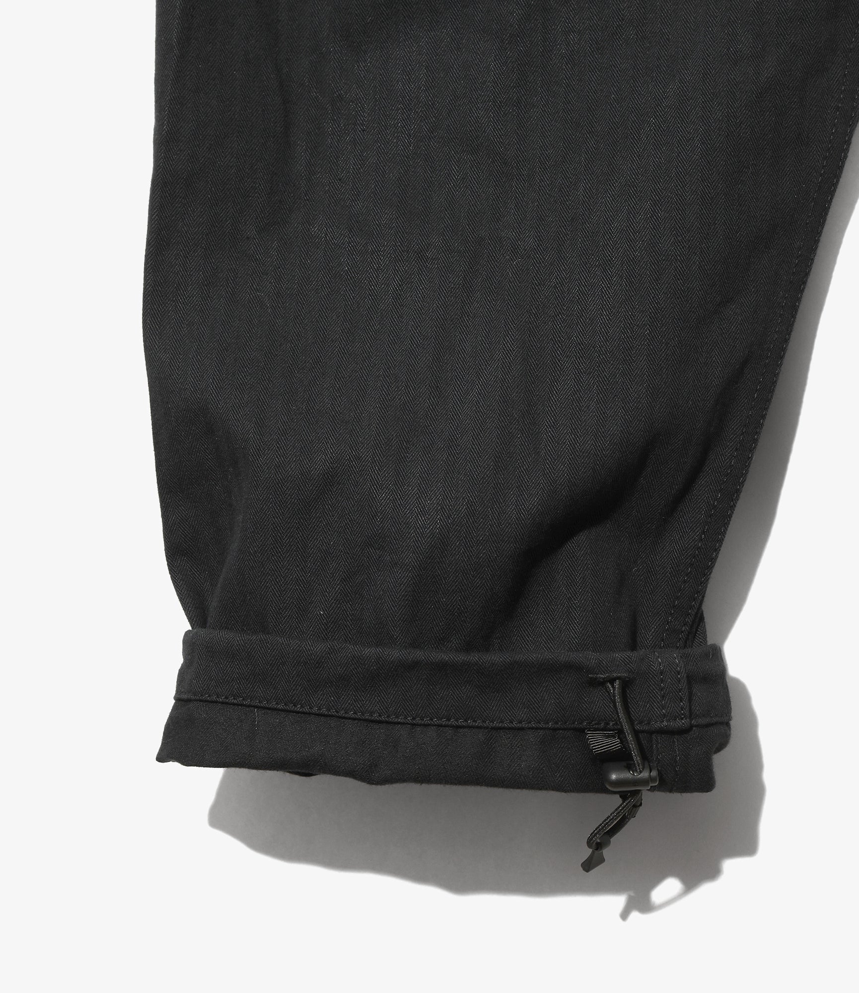 Trek Pant - Black Cotton Herringbone