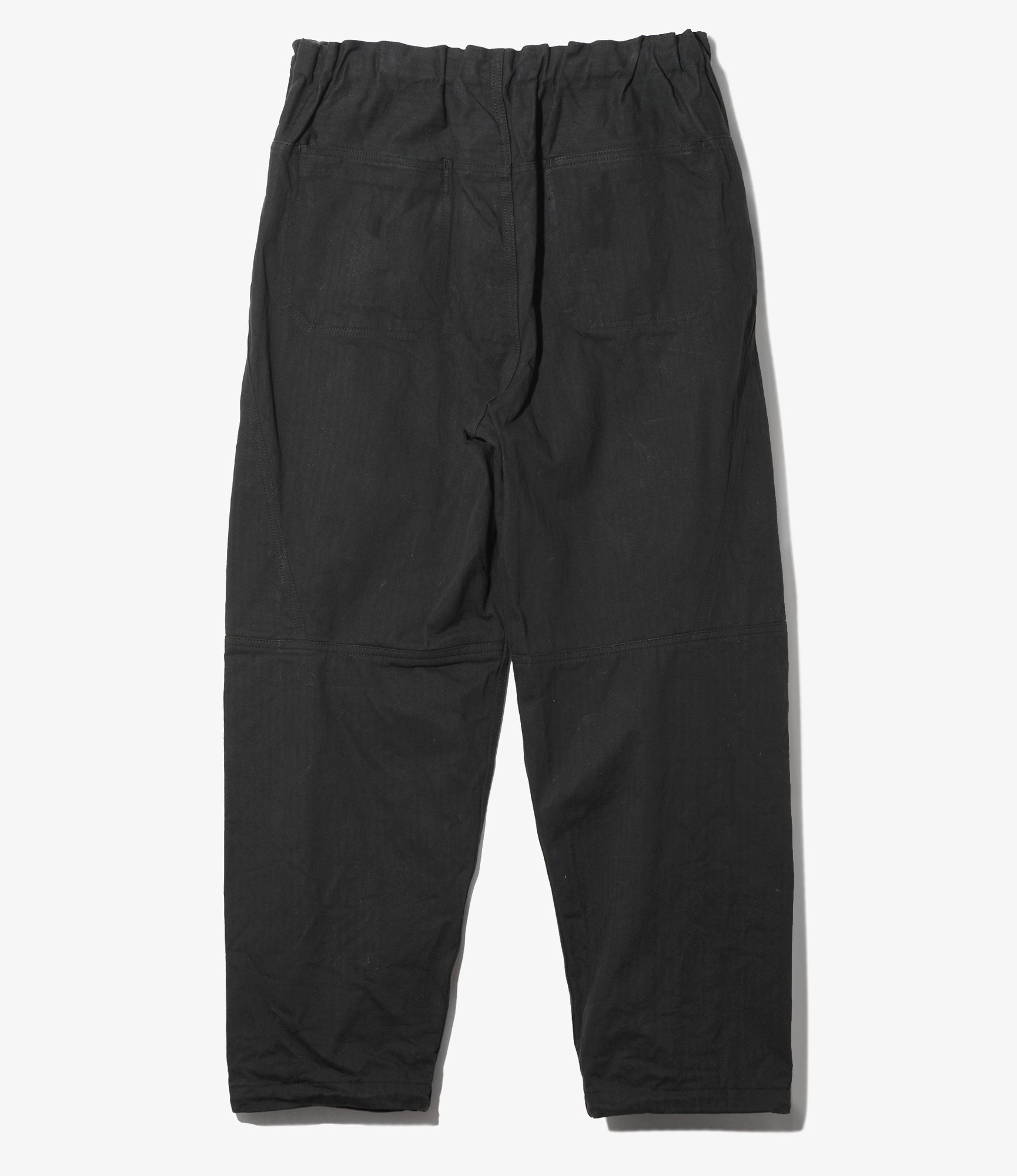 Trek Pant - Black Cotton Herringbone