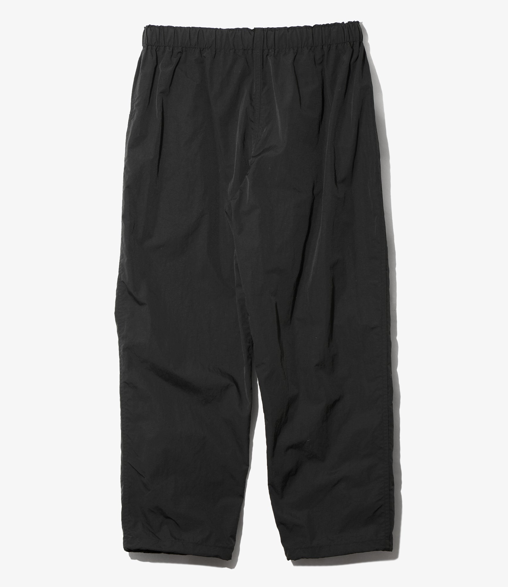 Belted C.S.Pant – Black Nylon Tussah