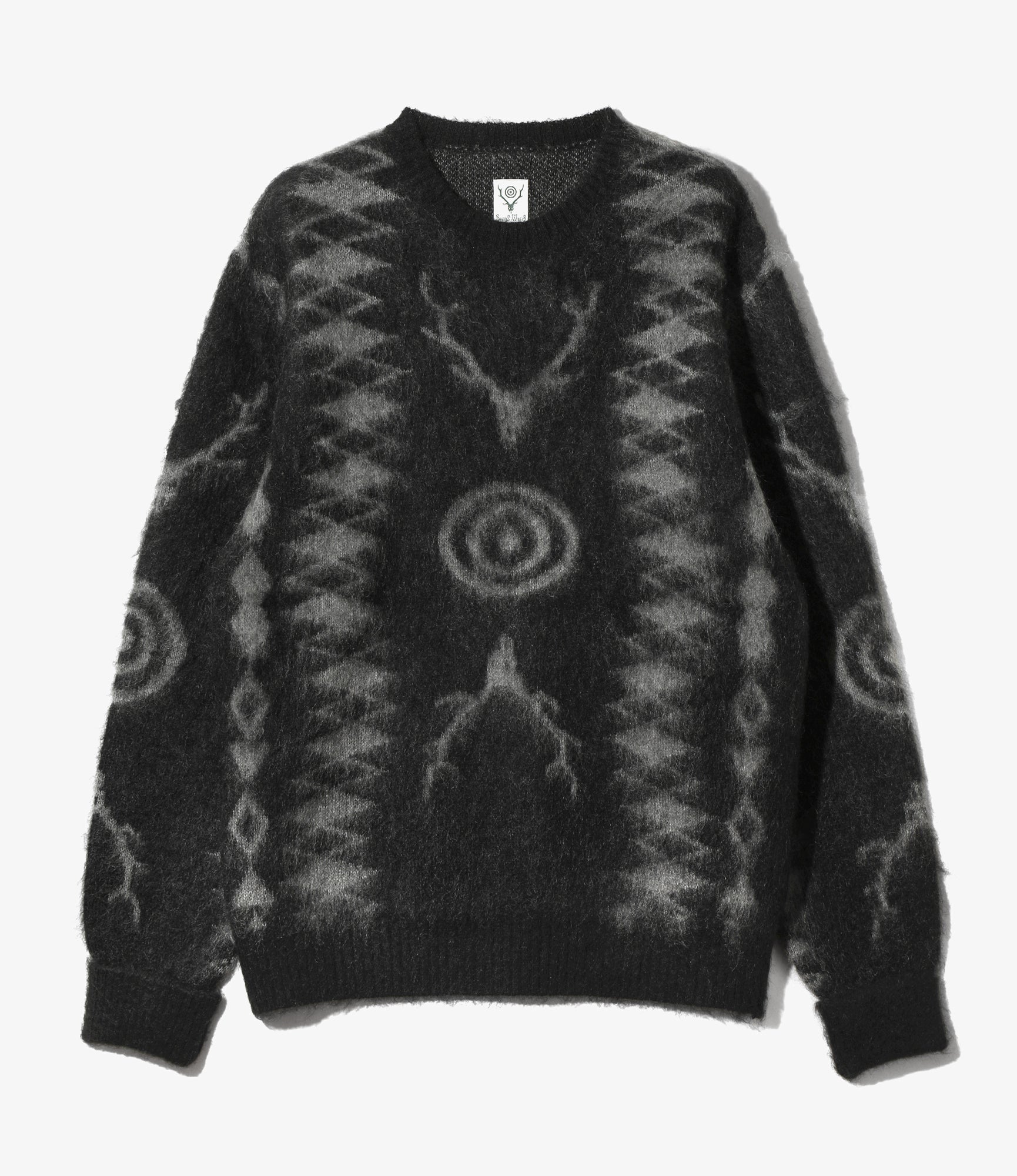 Crew Neck Sweater - Black Skull&Target