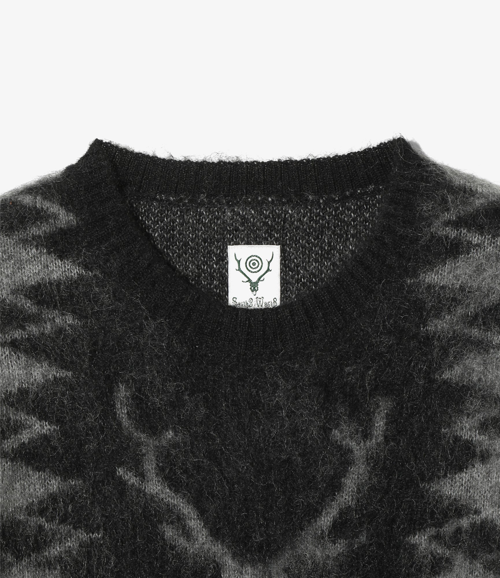 Crew Neck Sweater - Black Skull&Target