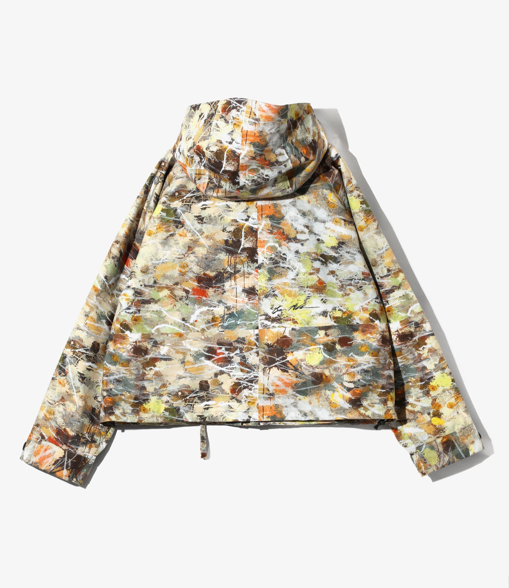 River Trek Jacket – Beige Printed Cotton Ripstop / 3Layer