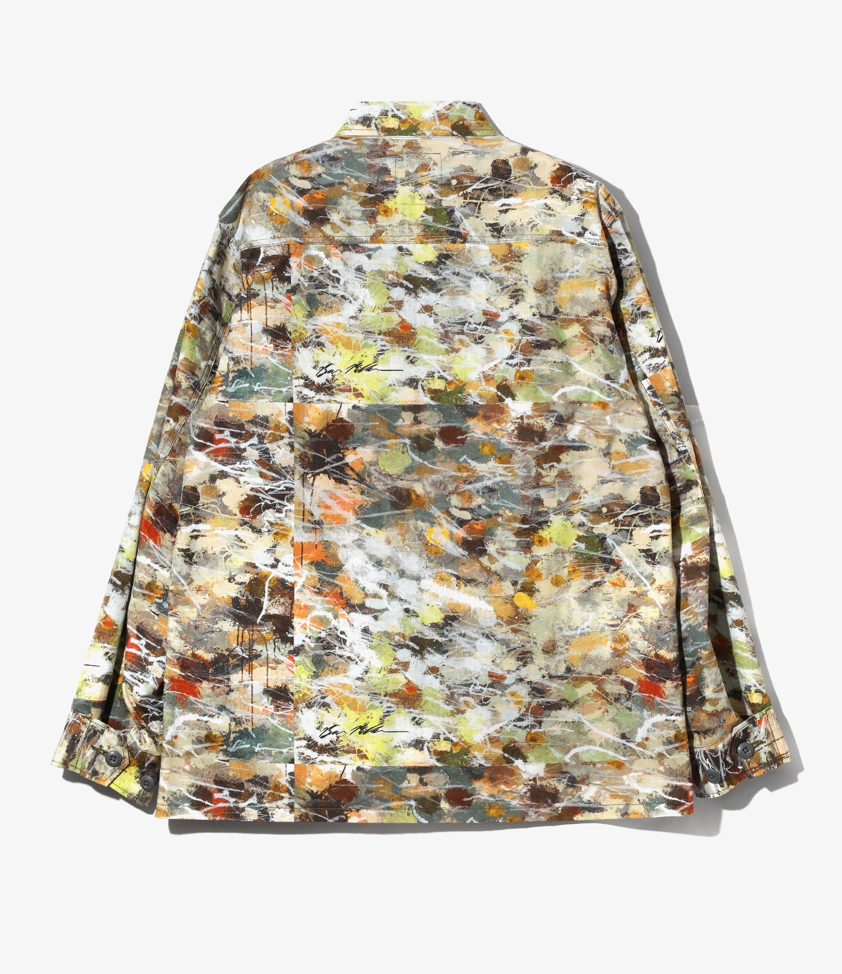 Jungle Fatigue Jacket – Beige Printed Cotton Ripstop