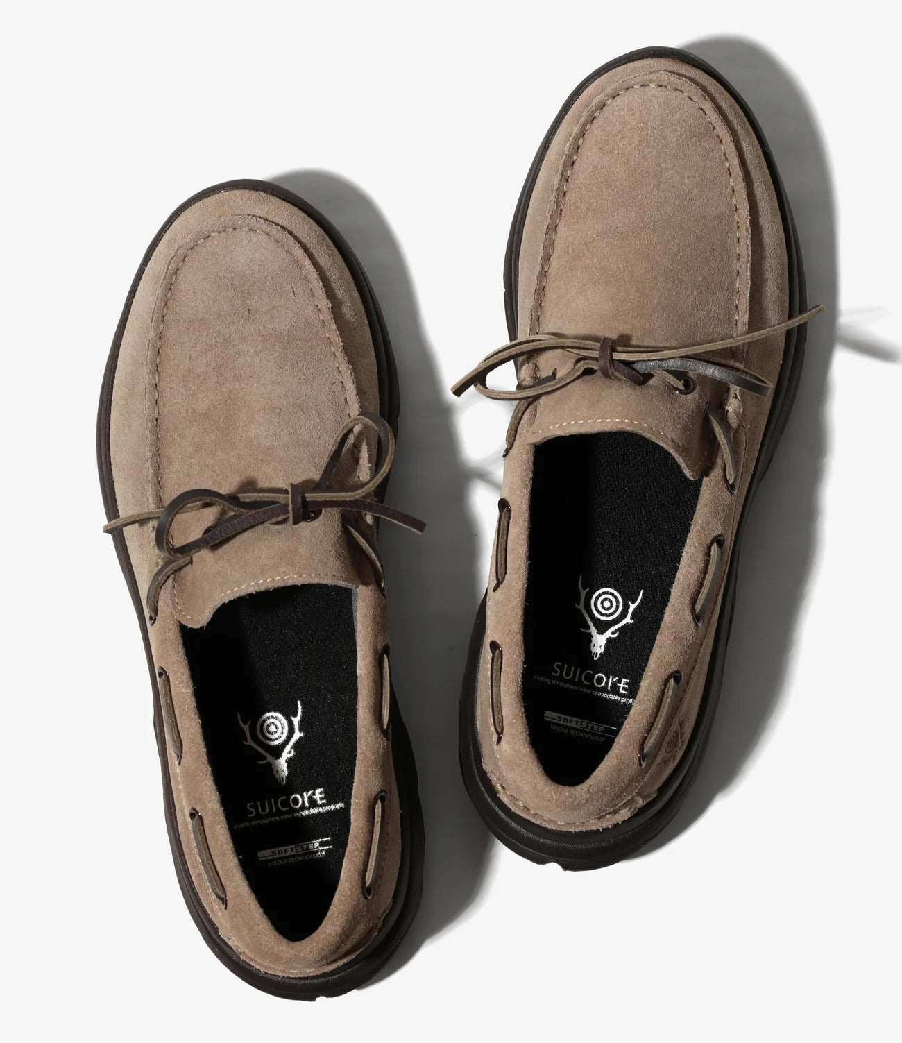 Camp Moccasin - Beige Suede / eVent
