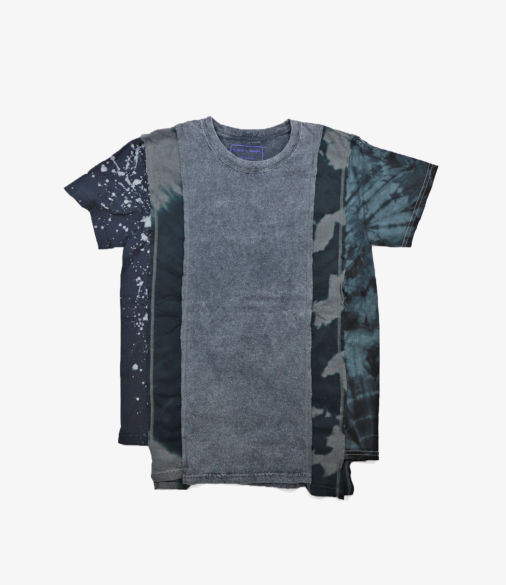 Rebuild by Needles 5 Cuts S/S Tee -B&W Mishmash Assorted – Rebuild by Needles – Nepenthes London