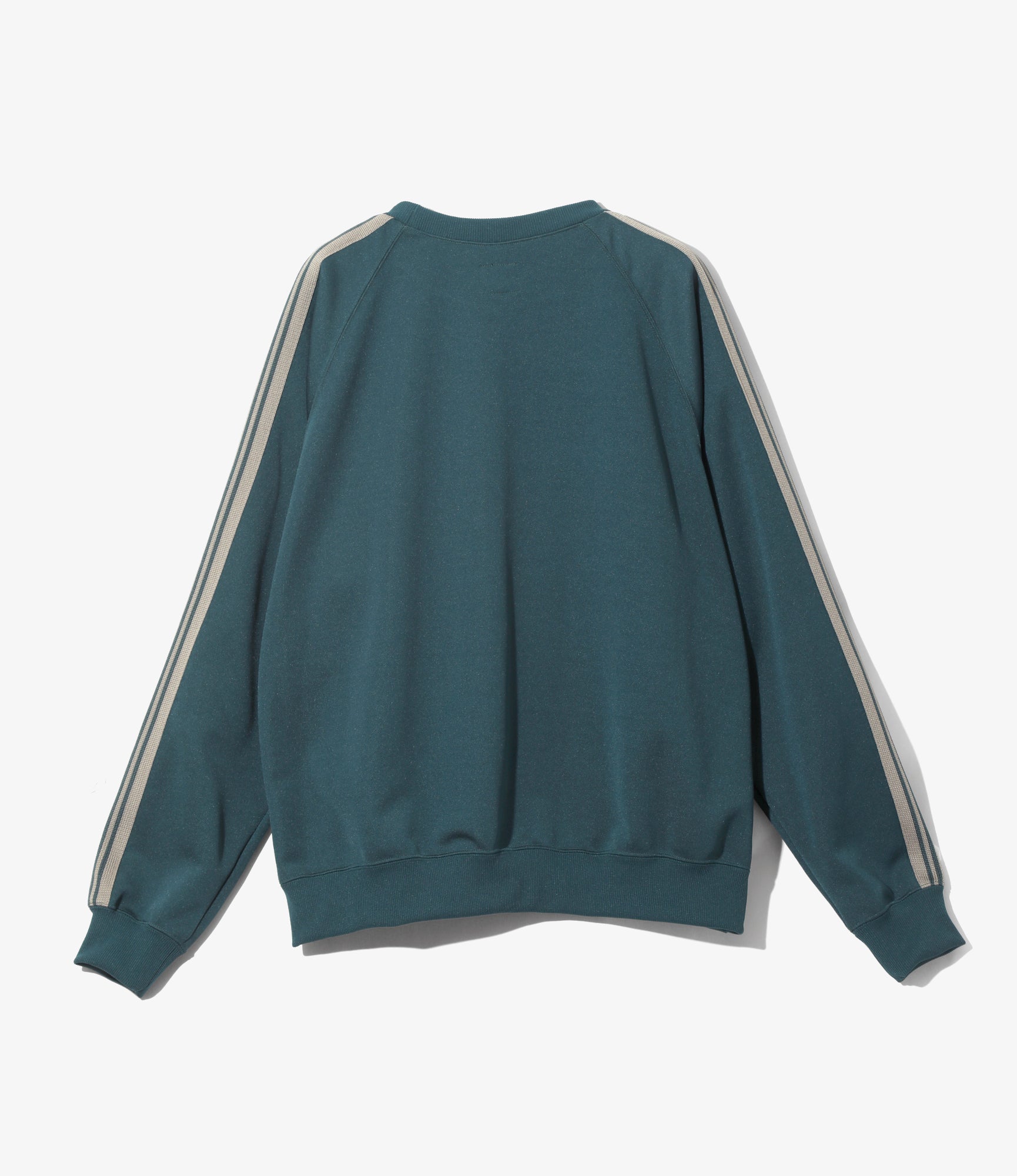 Track Crew Neck Shirt – Green Smooth Polyester