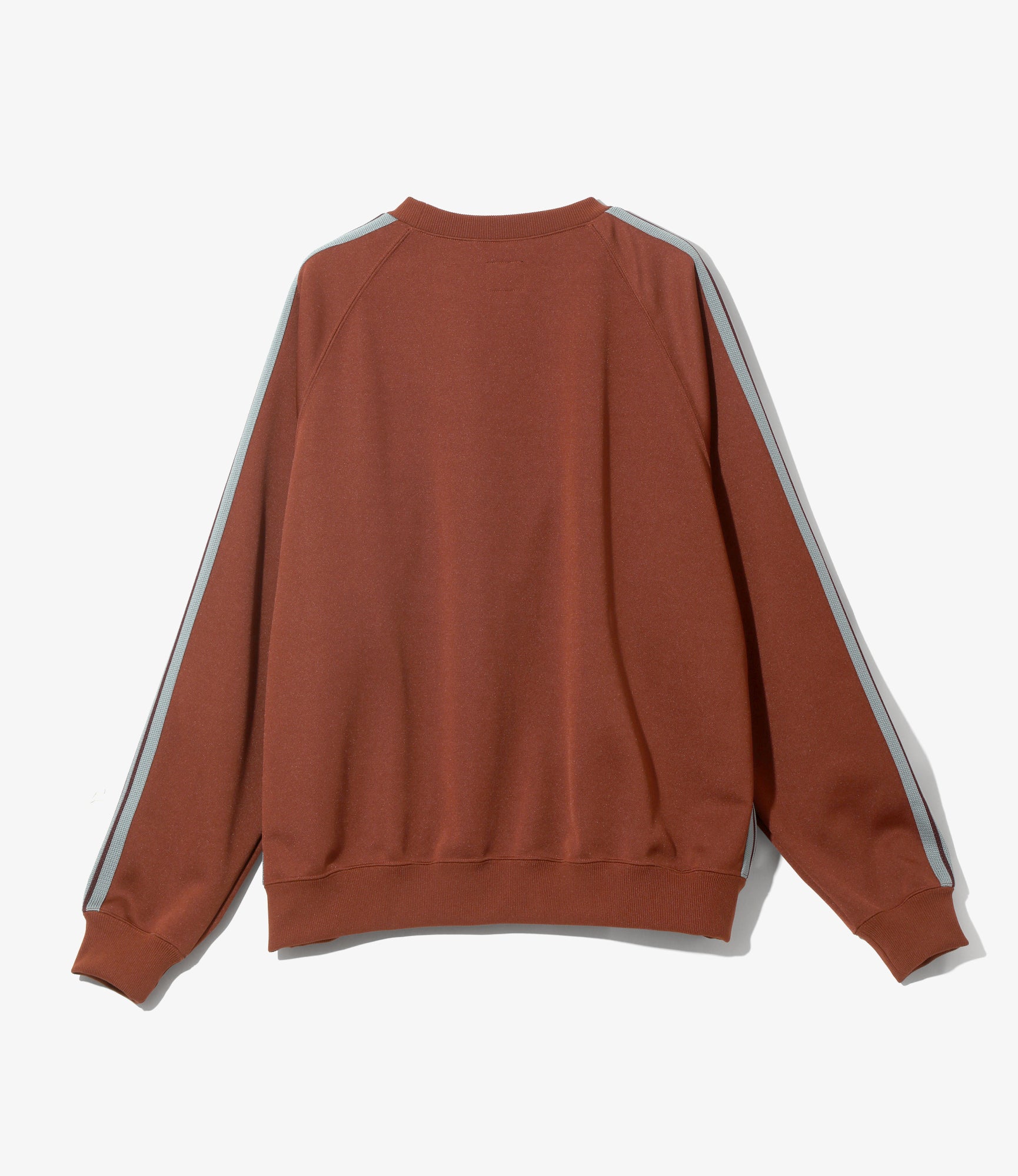 Track Crew Neck Shirt – Rust Smooth Polyester