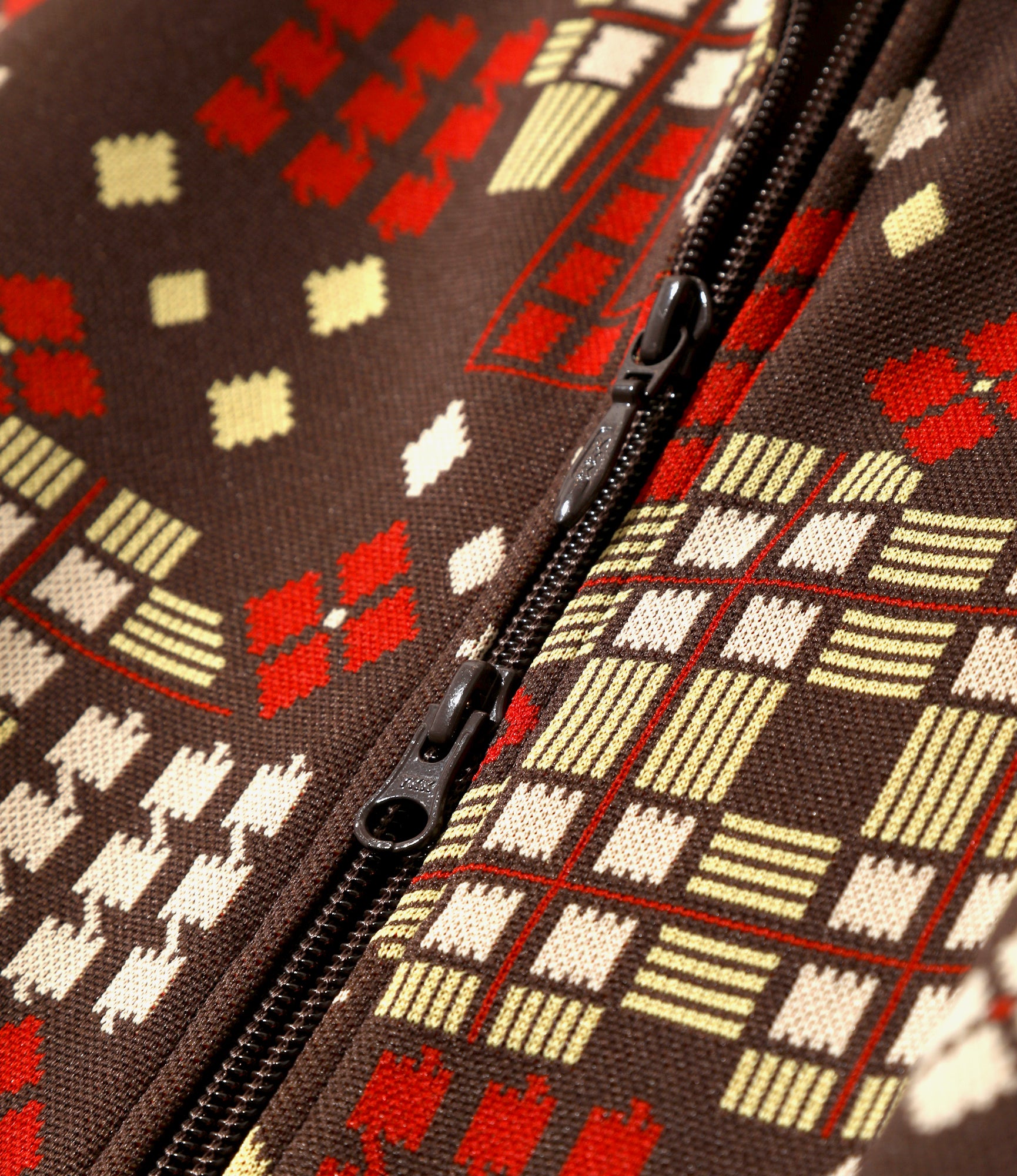 Track Jacket – Brown Jacquard
