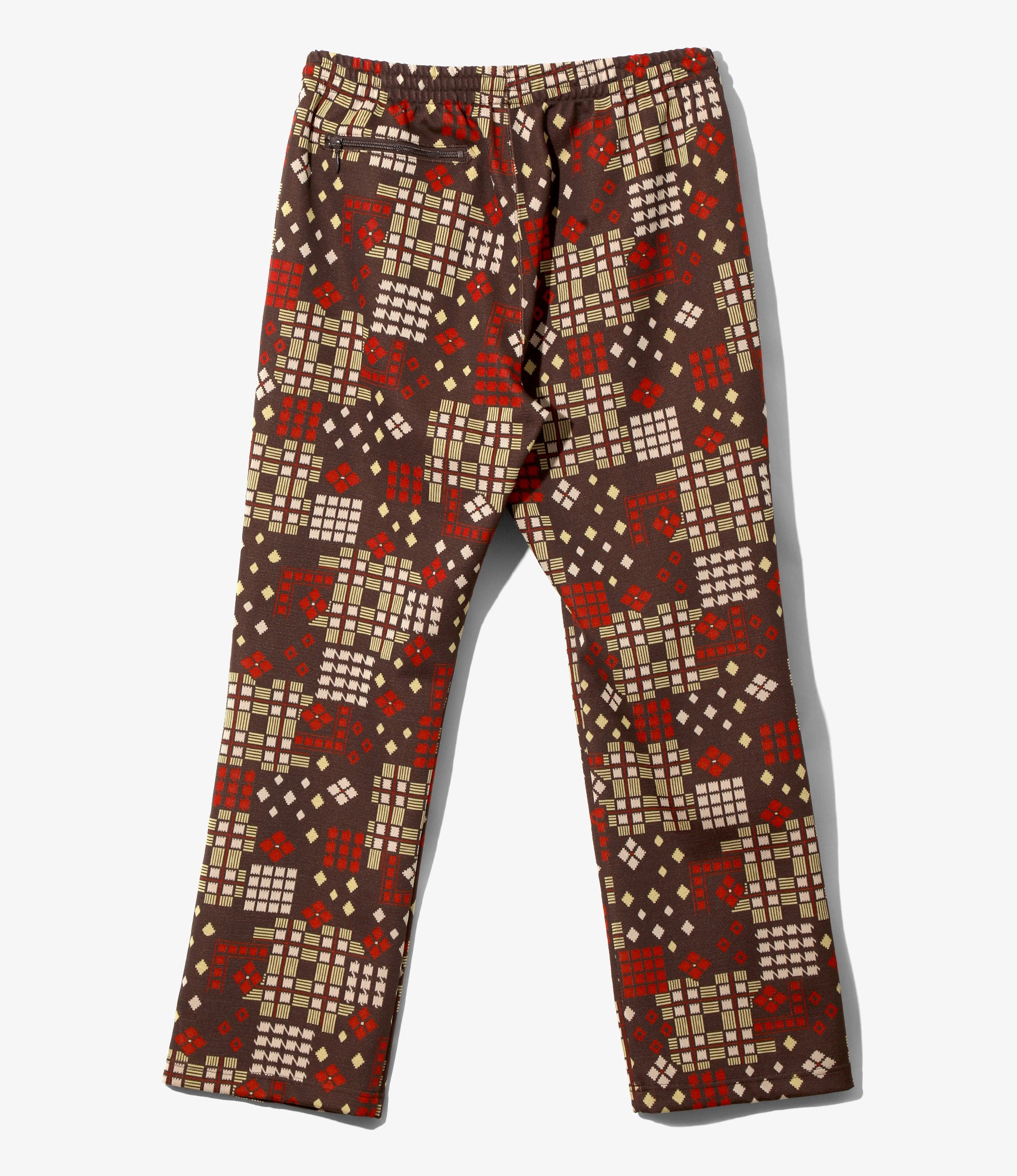 Track Pant – Brown Jacquard