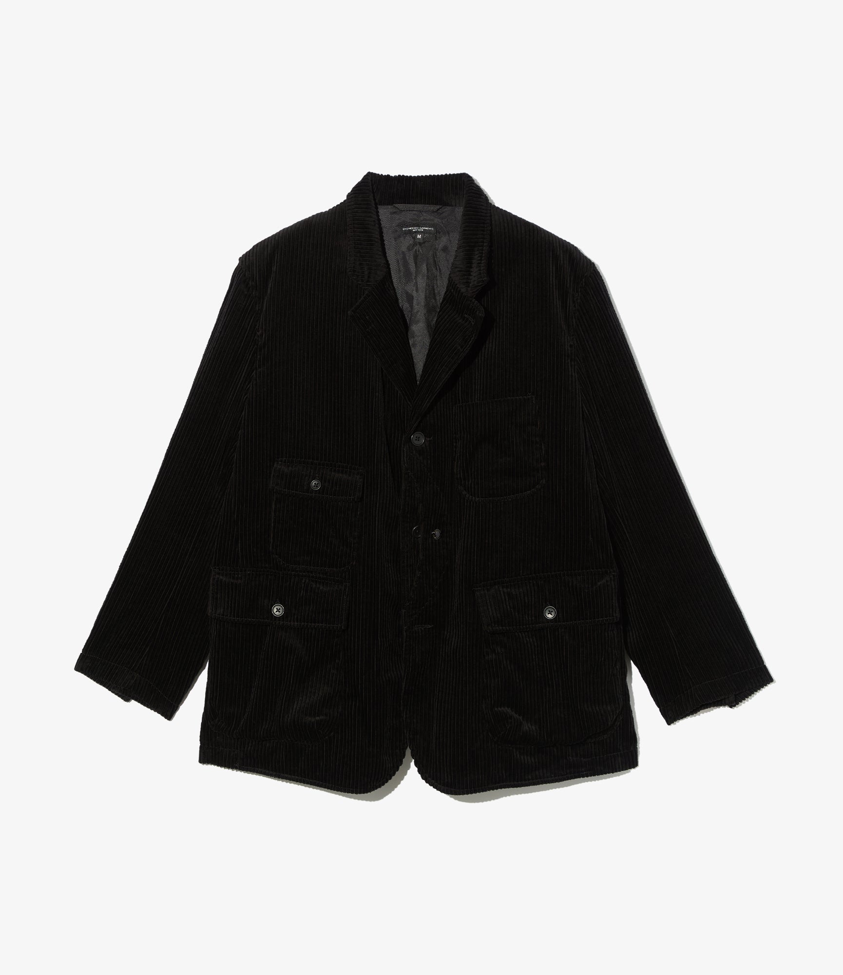 Upland Jacket – Black 4.5W Corduroy