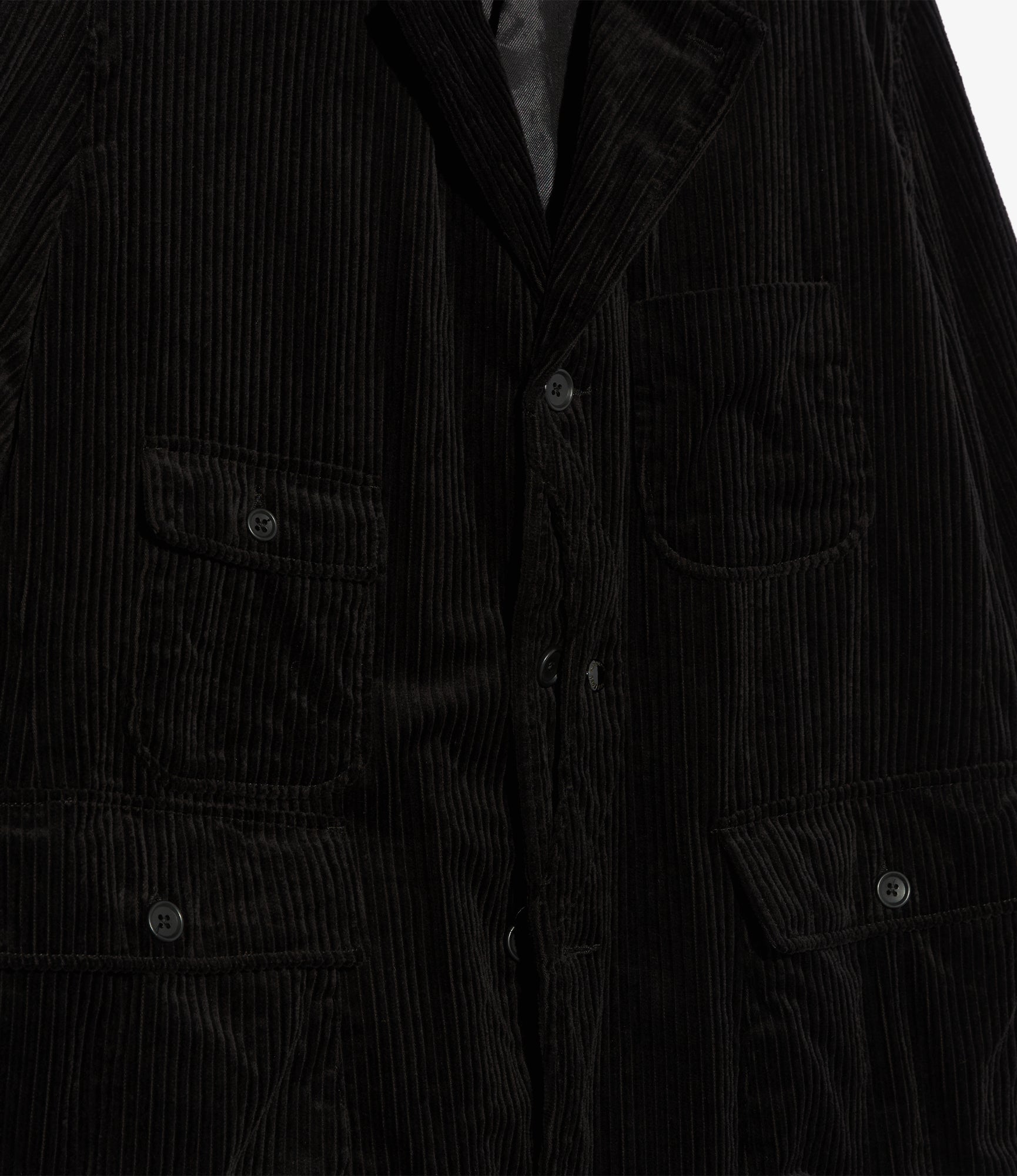 Upland Jacket – Black 4.5W Corduroy