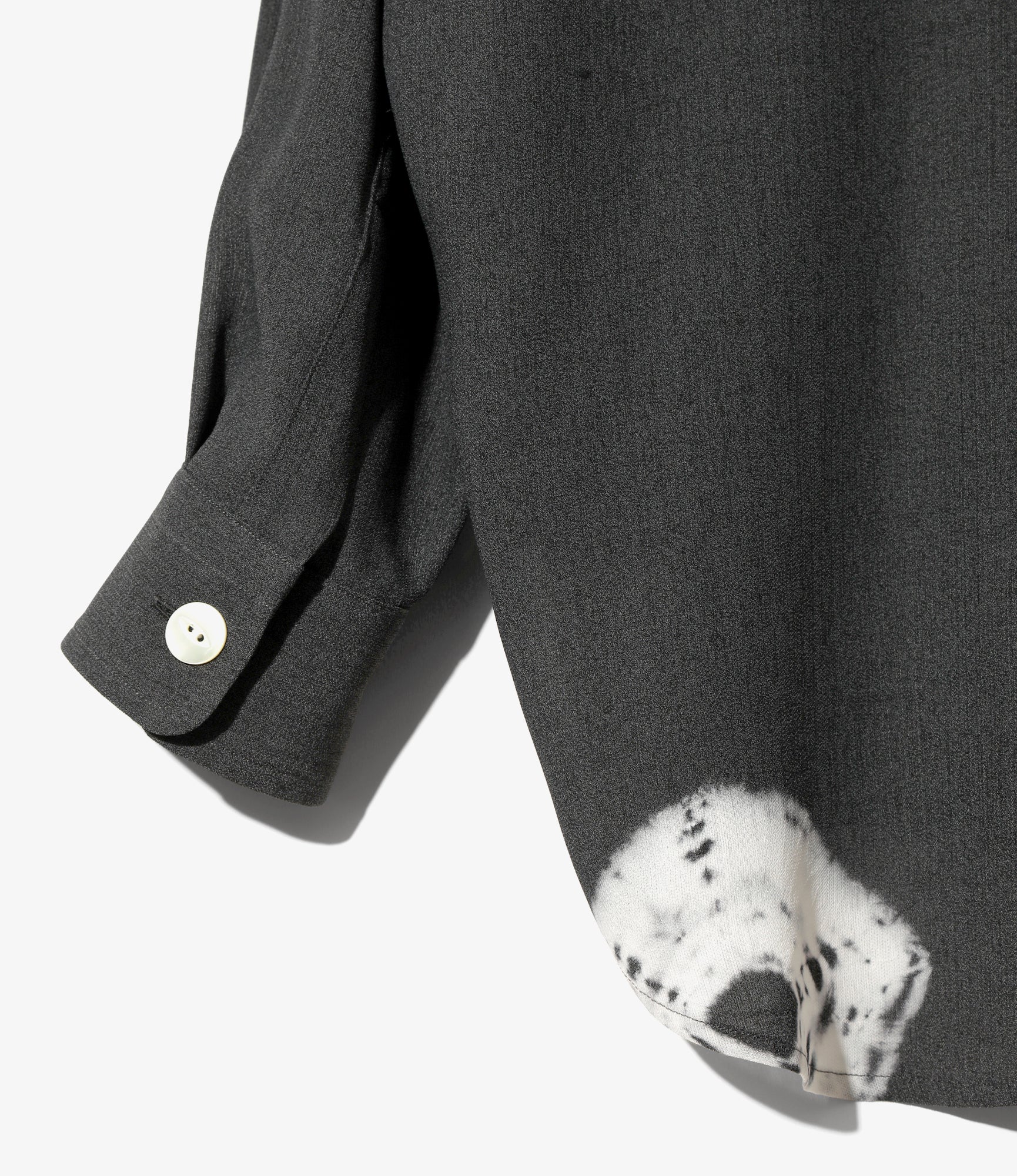 Uncon Shirt – Charcoal Tie Dye Crepe