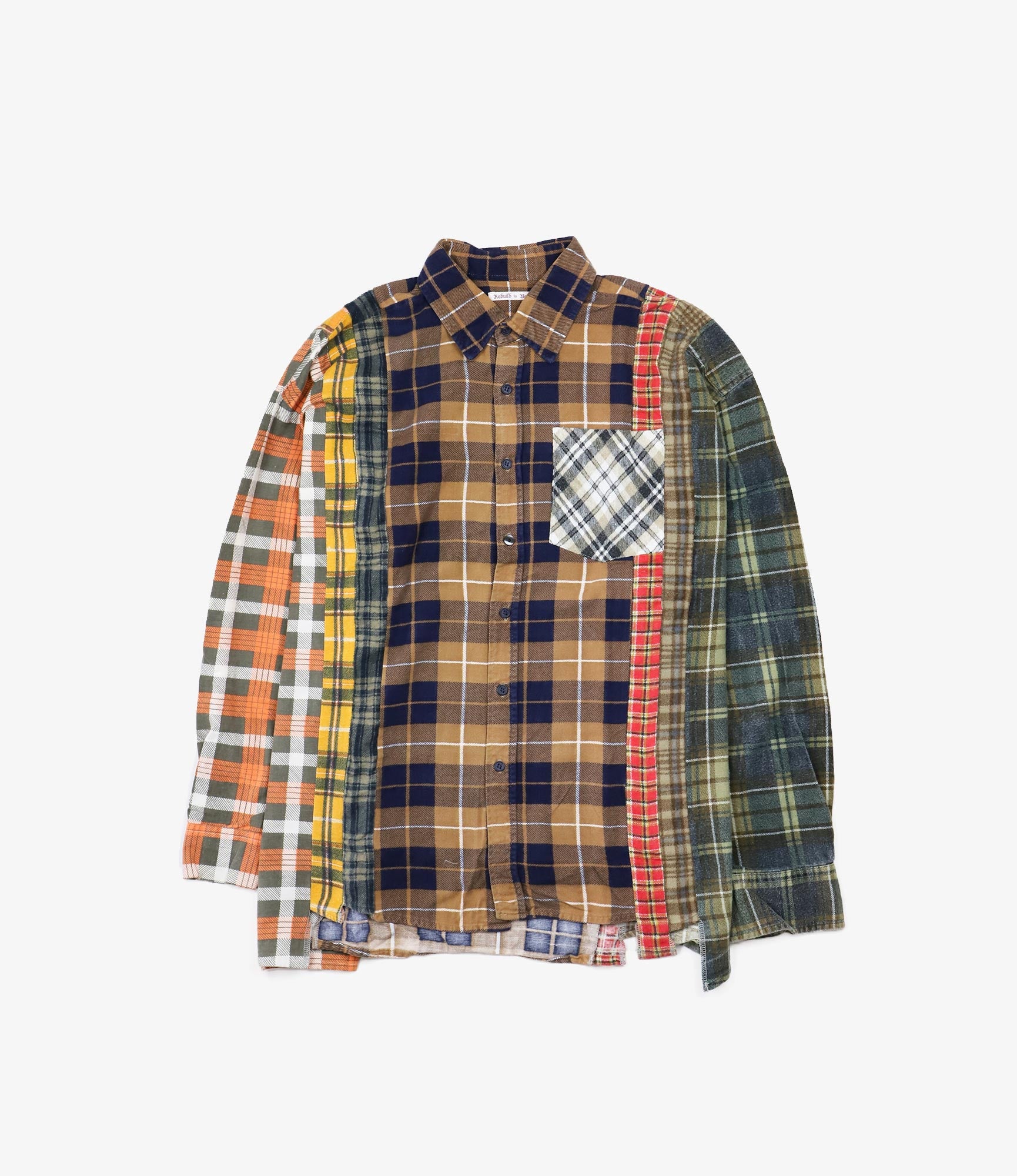 Rebuild by Needles Flannel Shirt - 7 Cuts Wide Shirt - Assorted