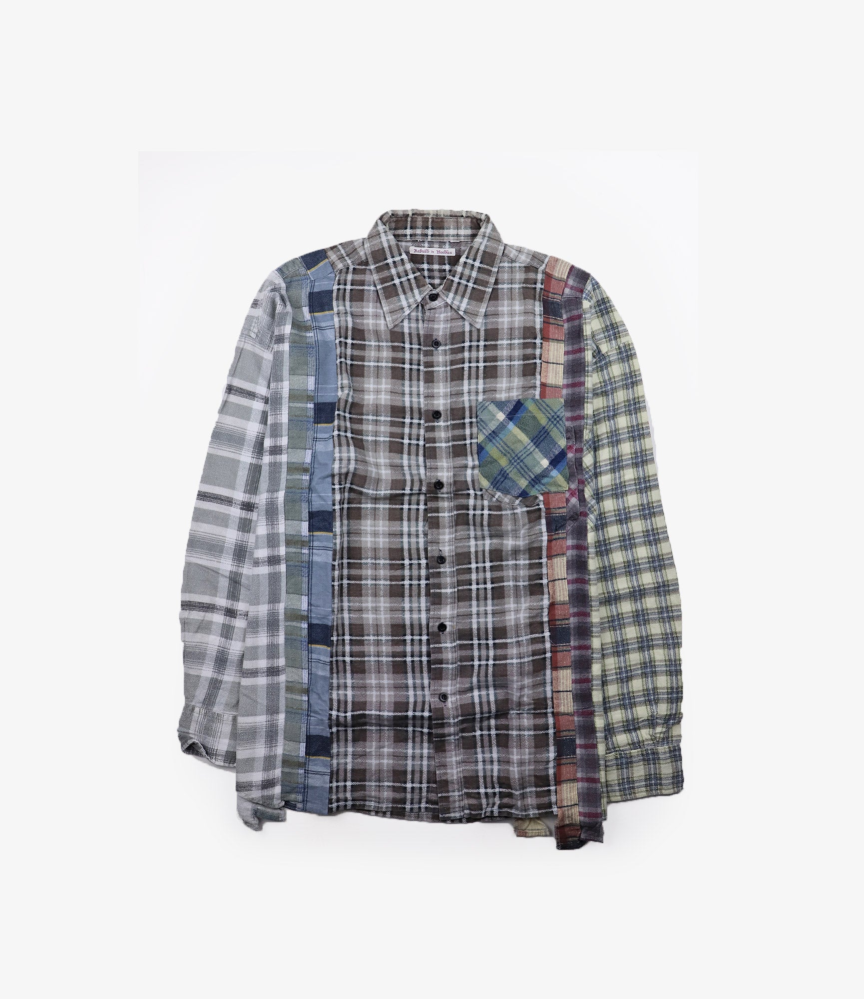Rebuild by Needles Flannel Shirt - 7 Cuts Wide Shirt