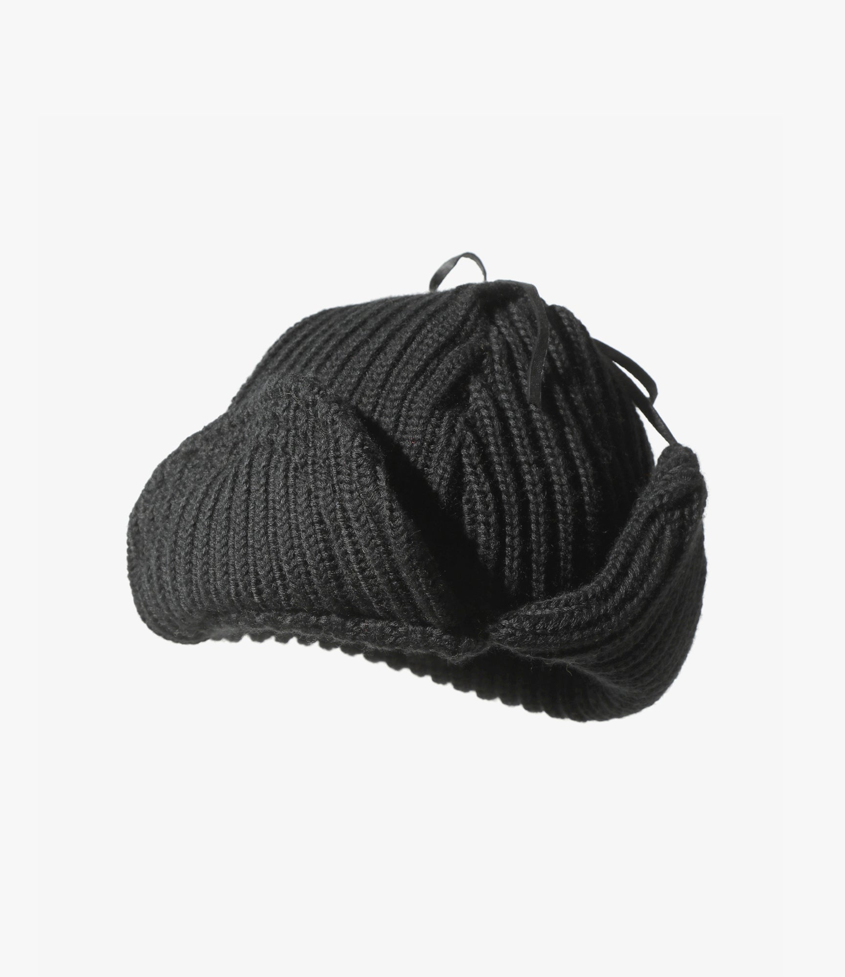 Knit Bomber Cap – Wool Blend