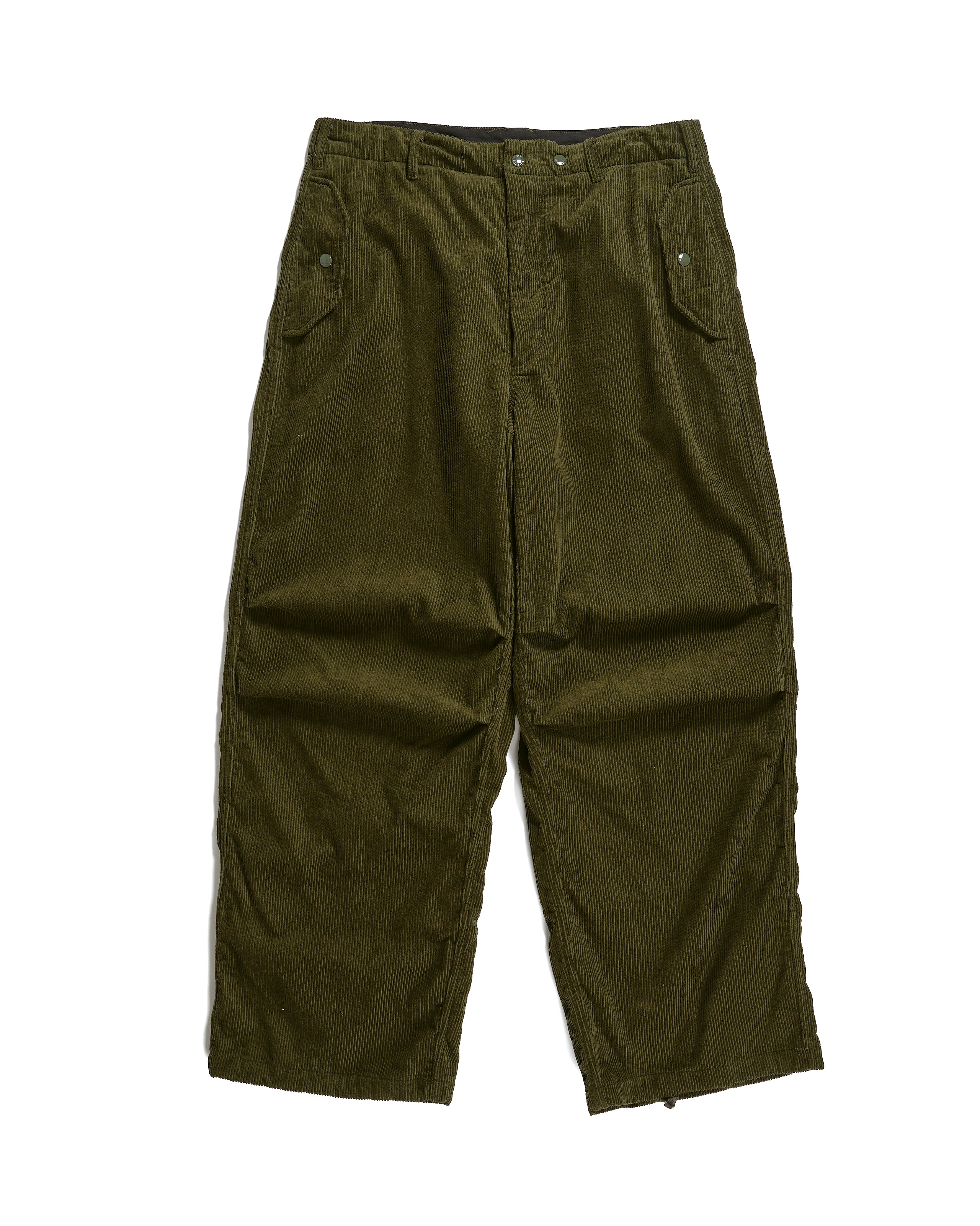 Engineered Garments Over Pant - Olive Cotton 8W Corduroy