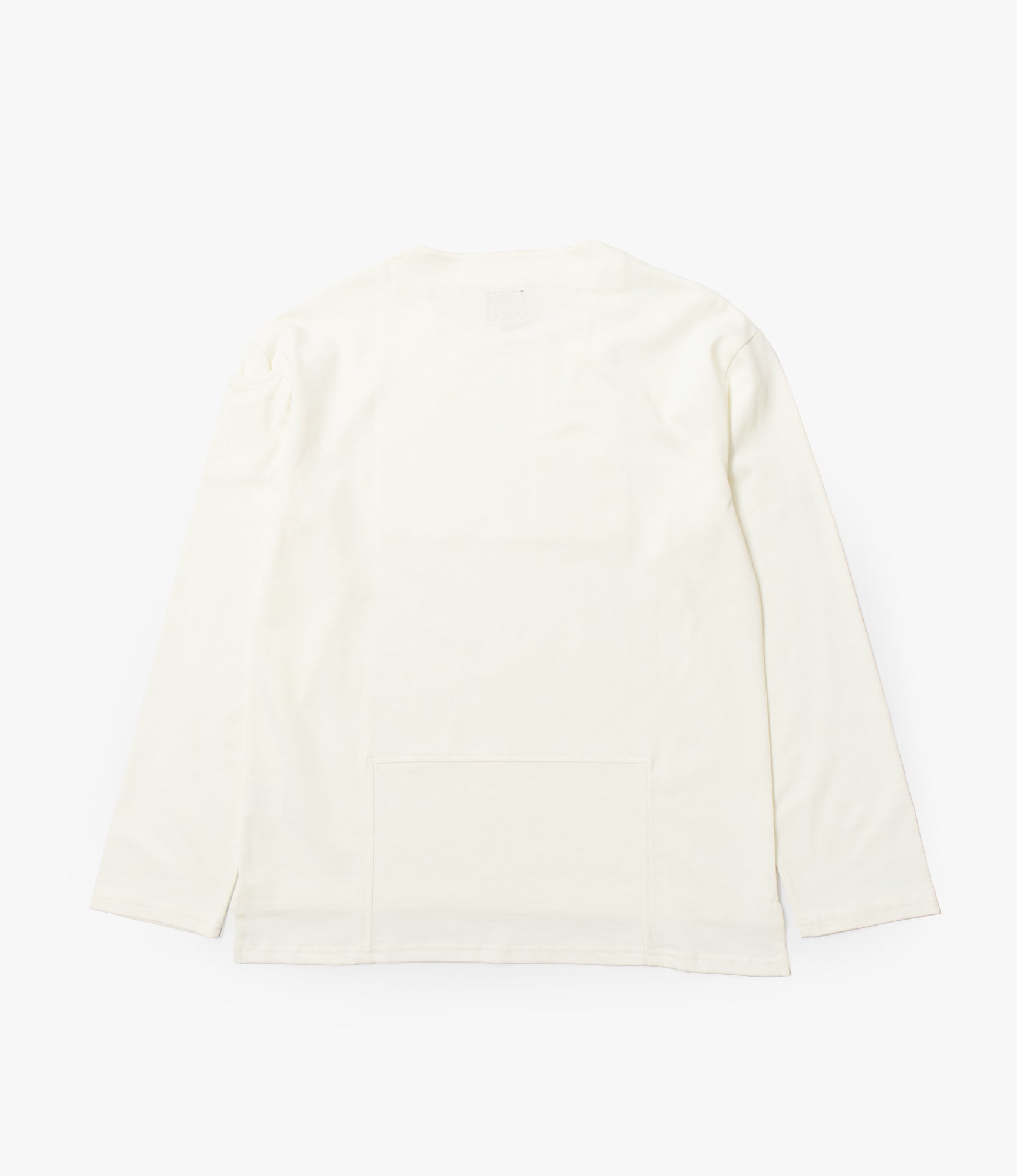 Fisherman Bib Neck Shirt – Off White