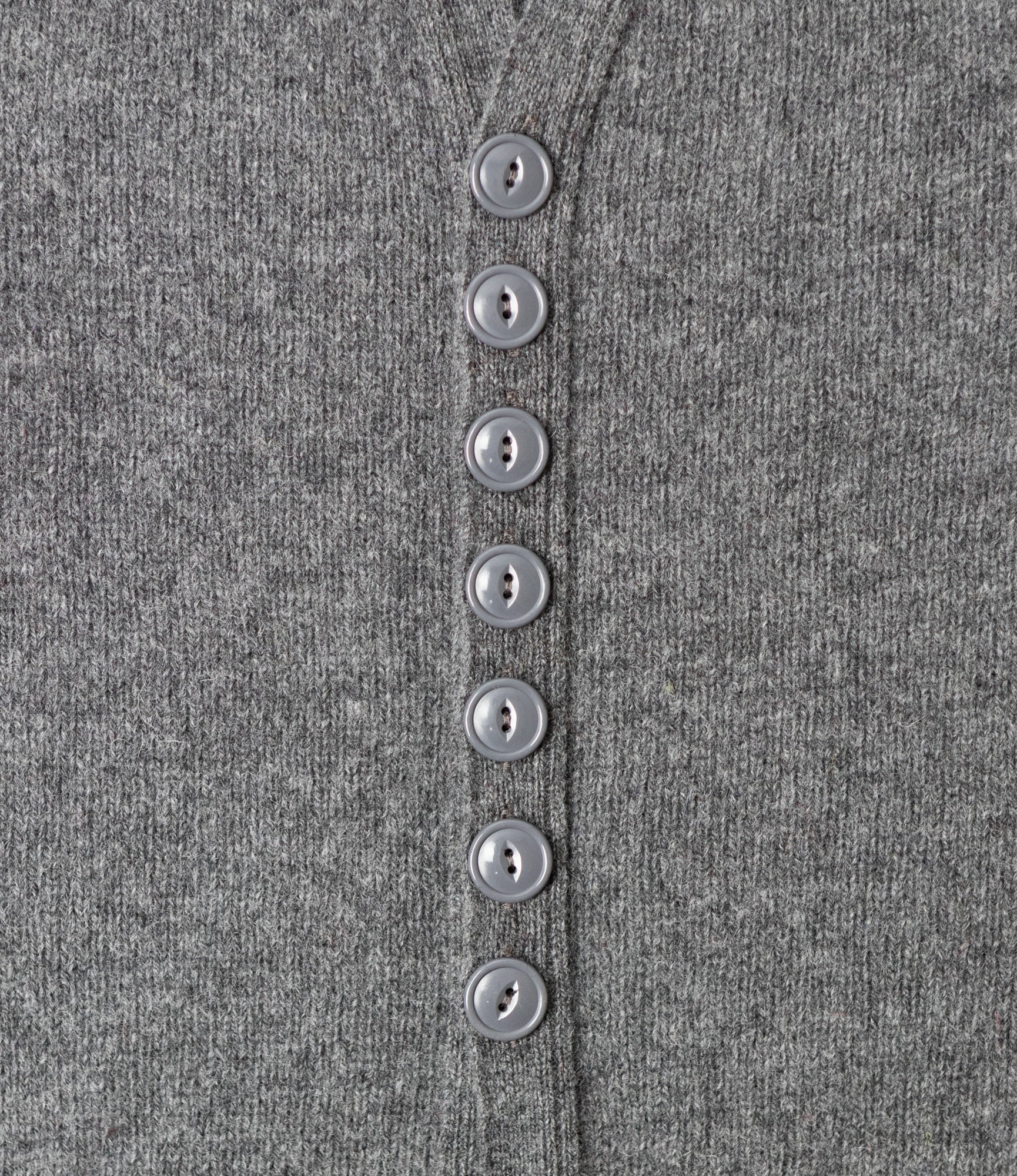 Fisherman Cardigan – Grey Shetland Wool