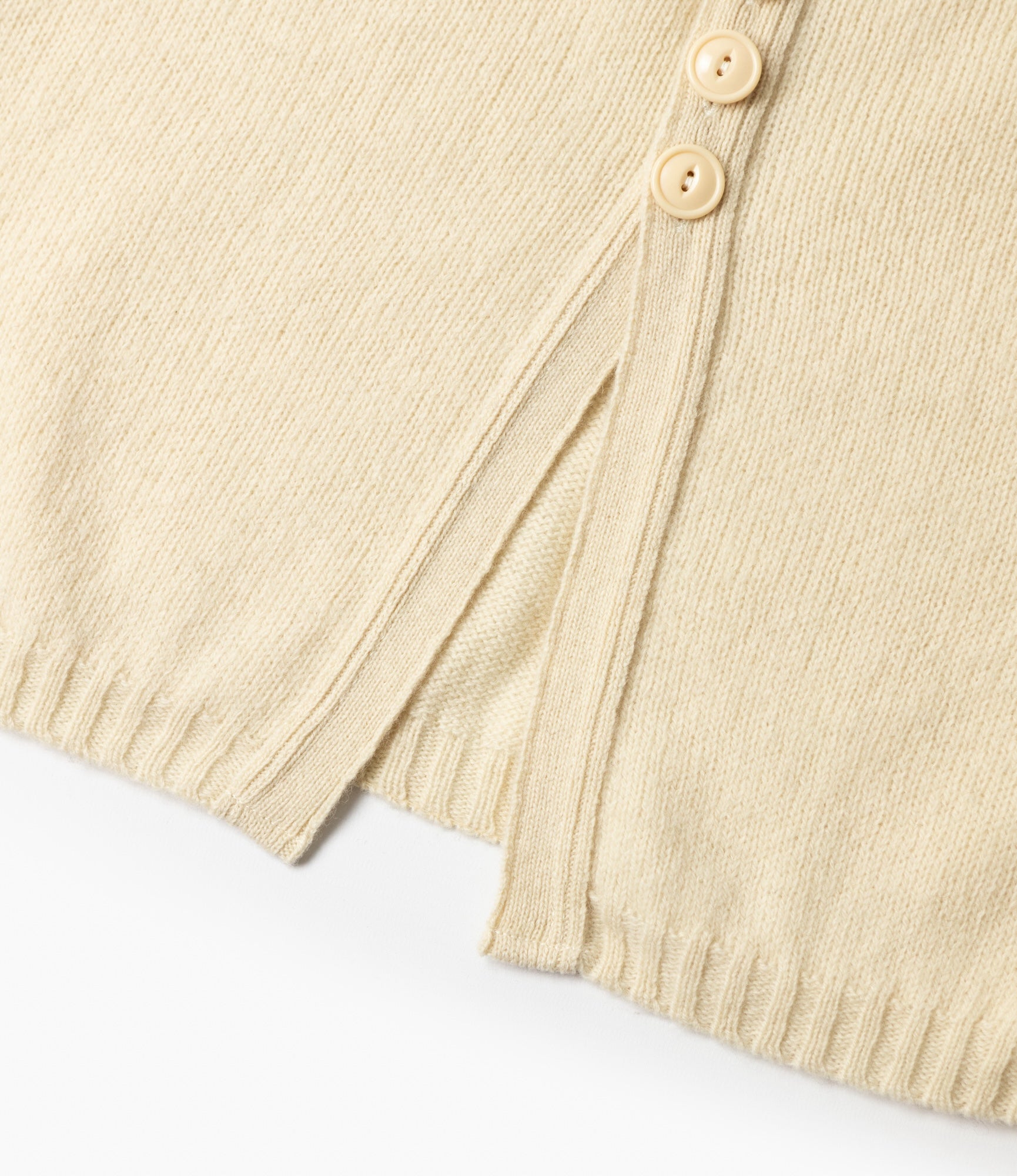 Fisherman Cardigan – Off-White Shetland Wool