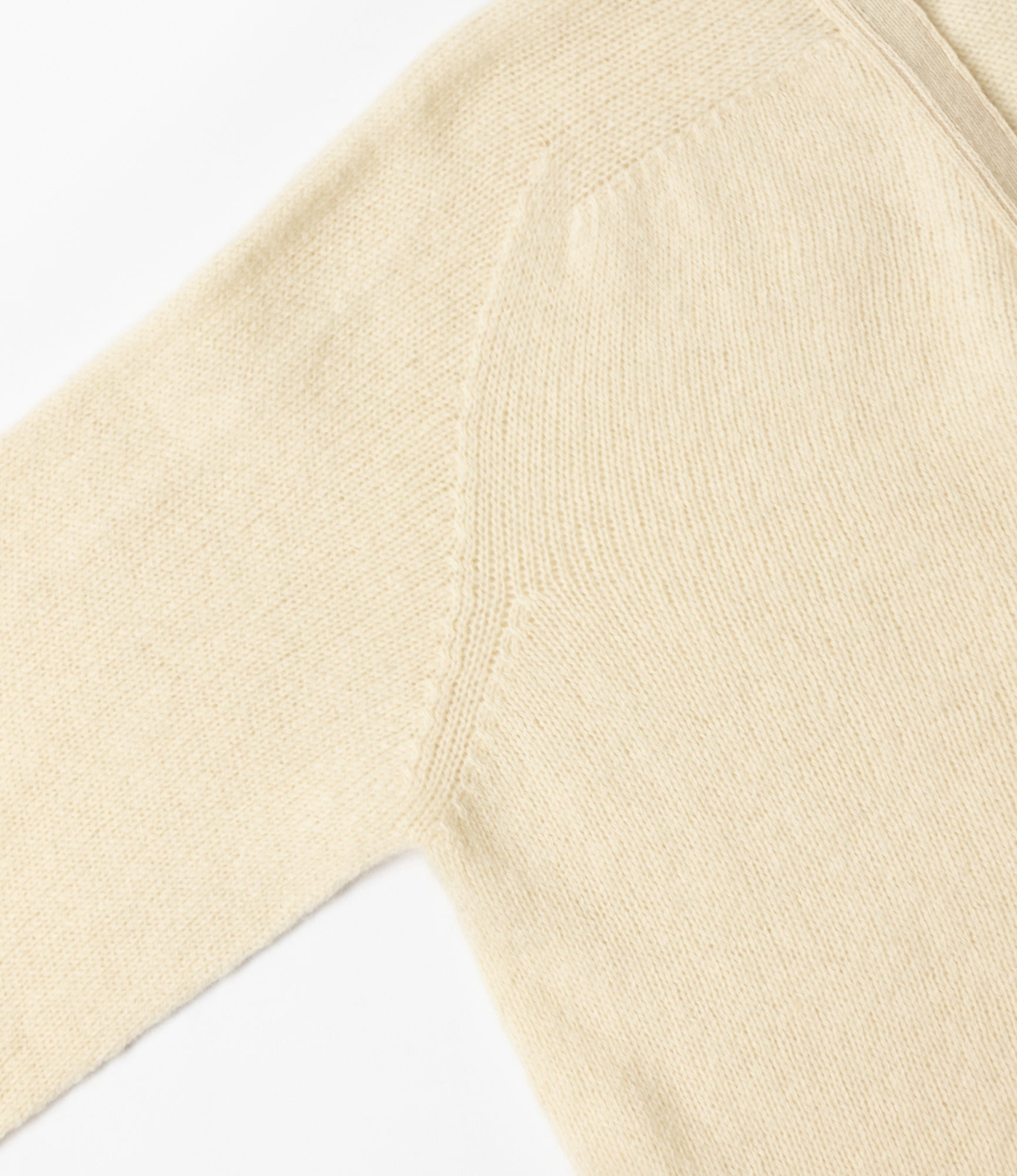 Fisherman Cardigan – Off-White Shetland Wool
