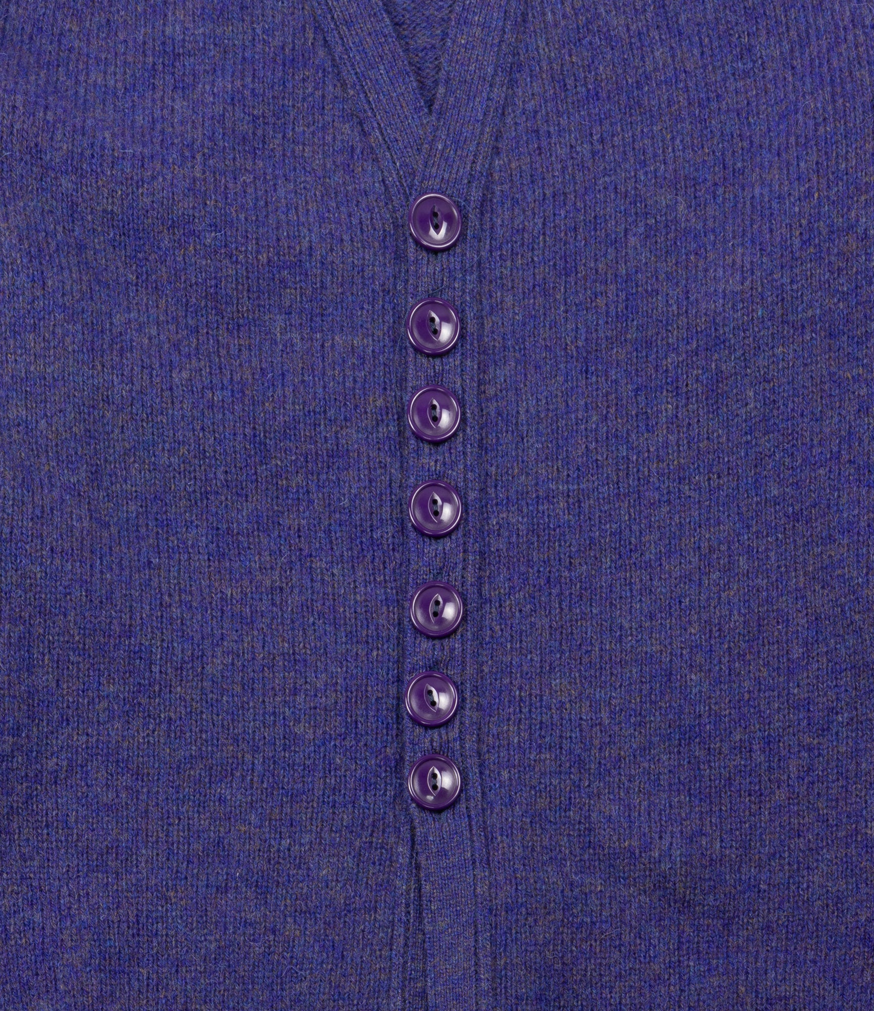 Fisherman Shetland Cardigan – Royal Violet