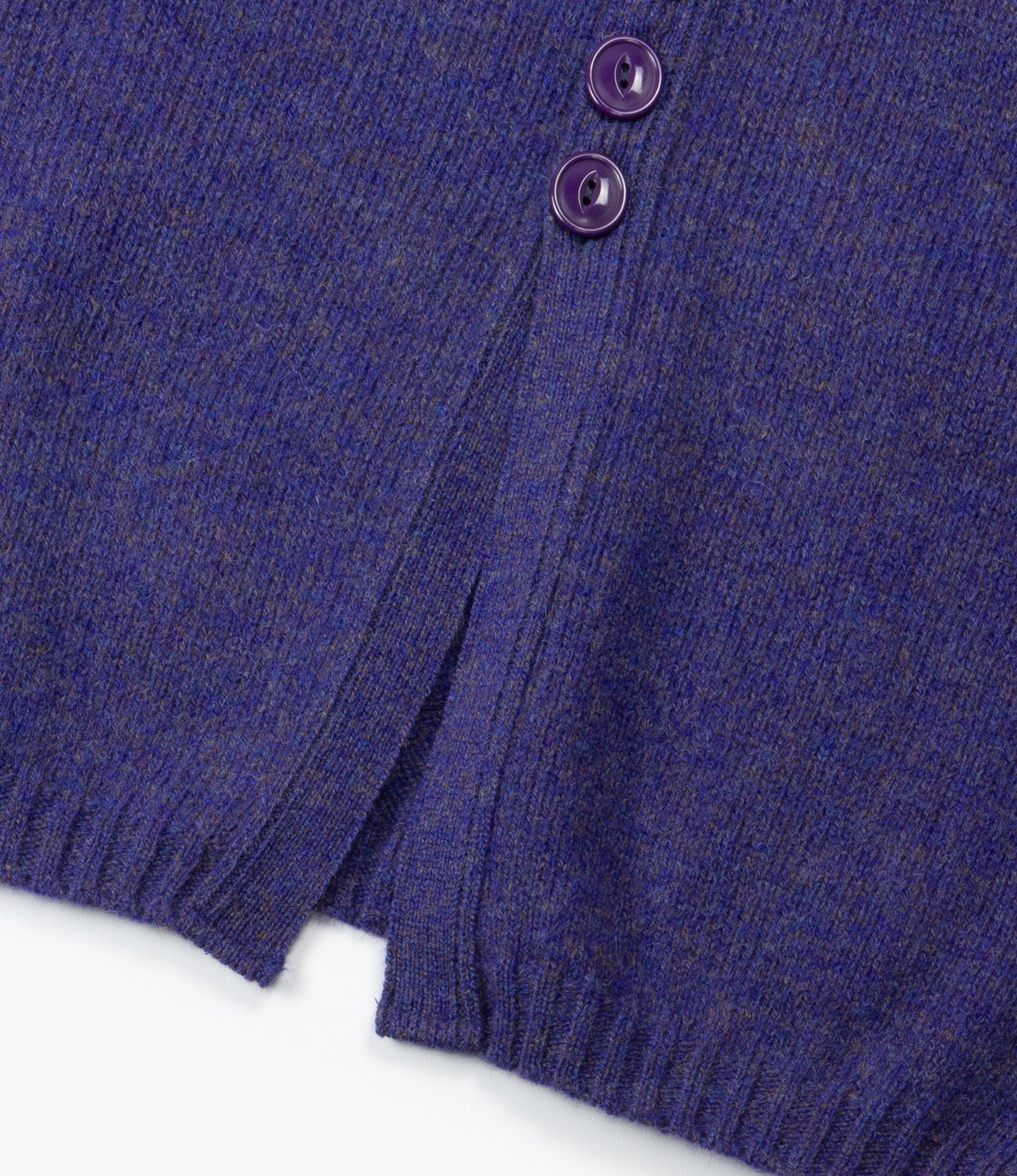 Fisherman Shetland Cardigan – Royal Violet