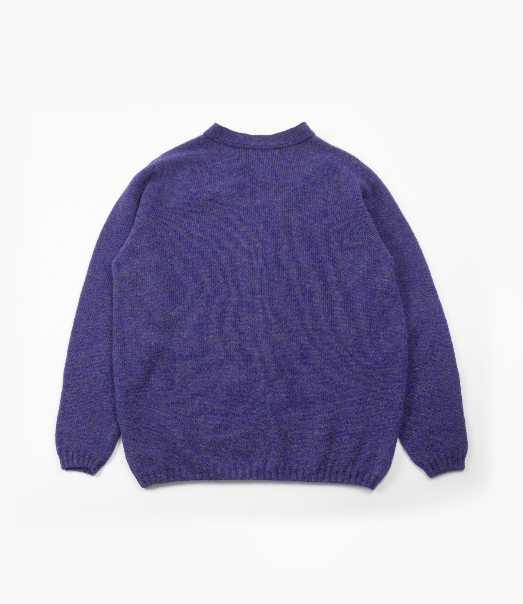 Fisherman Shetland Cardigan – Royal Violet