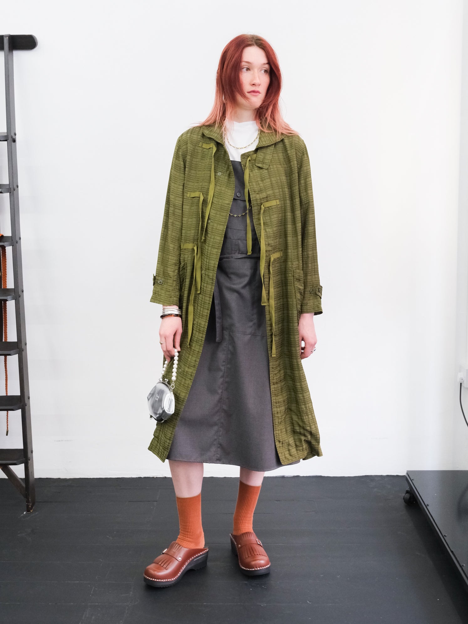 Shooting Jacket – Brown Waxed Cloth | Needles | Nepenthes London