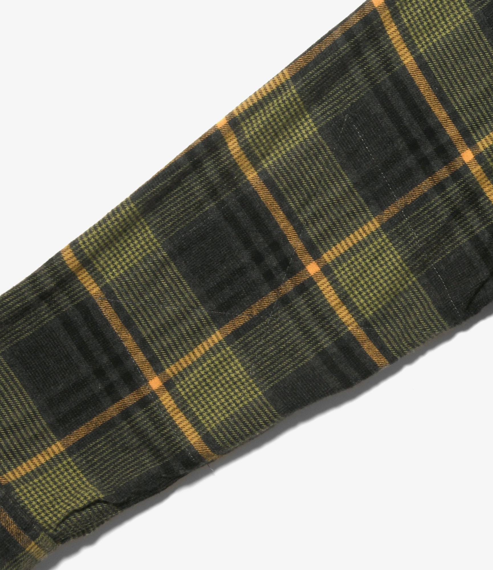 Work Shirt – Yellow/Grey Plaid Cotton Flannel