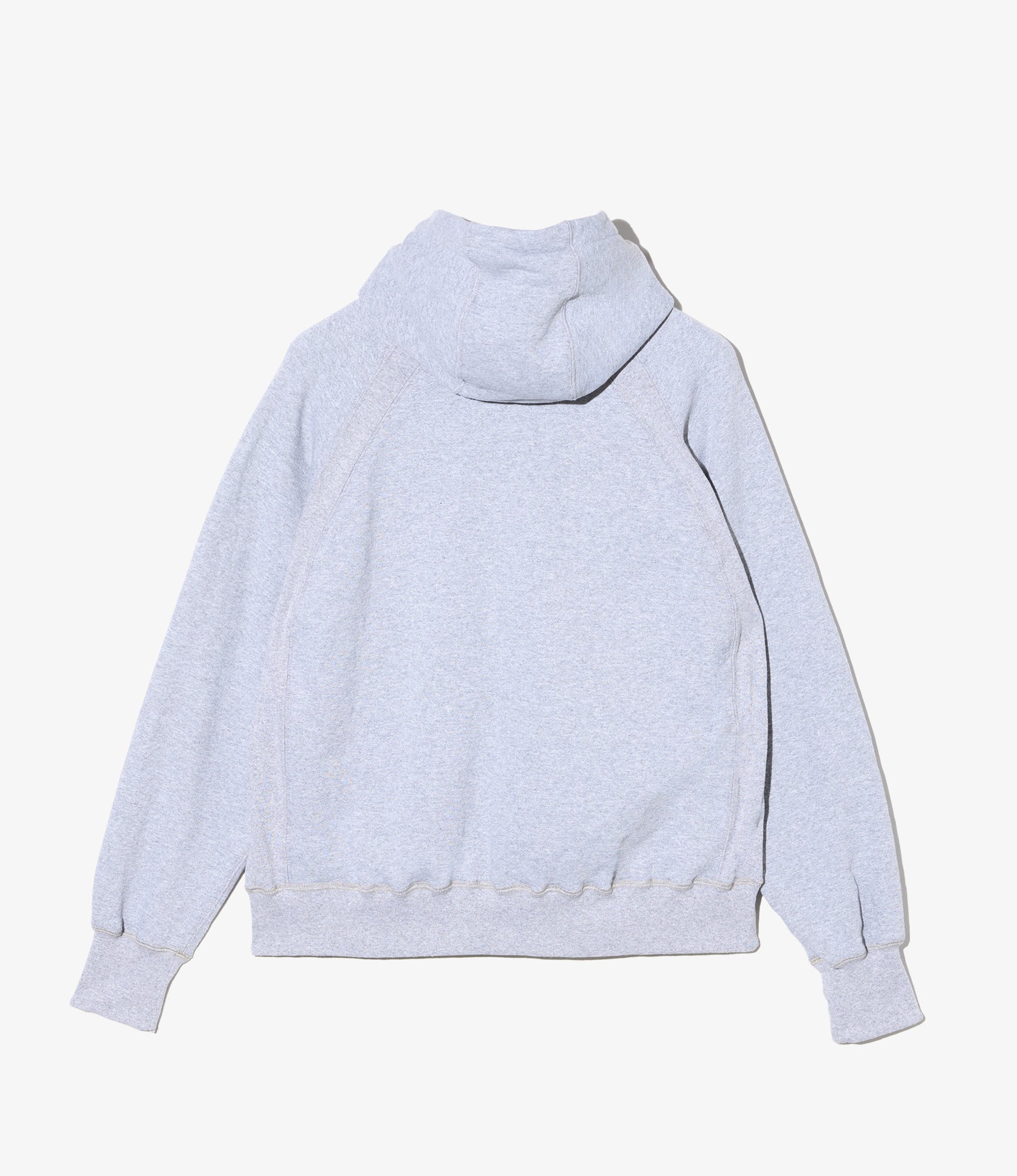 Zip Up Hoodie – Heather Grey 12oz Fleece