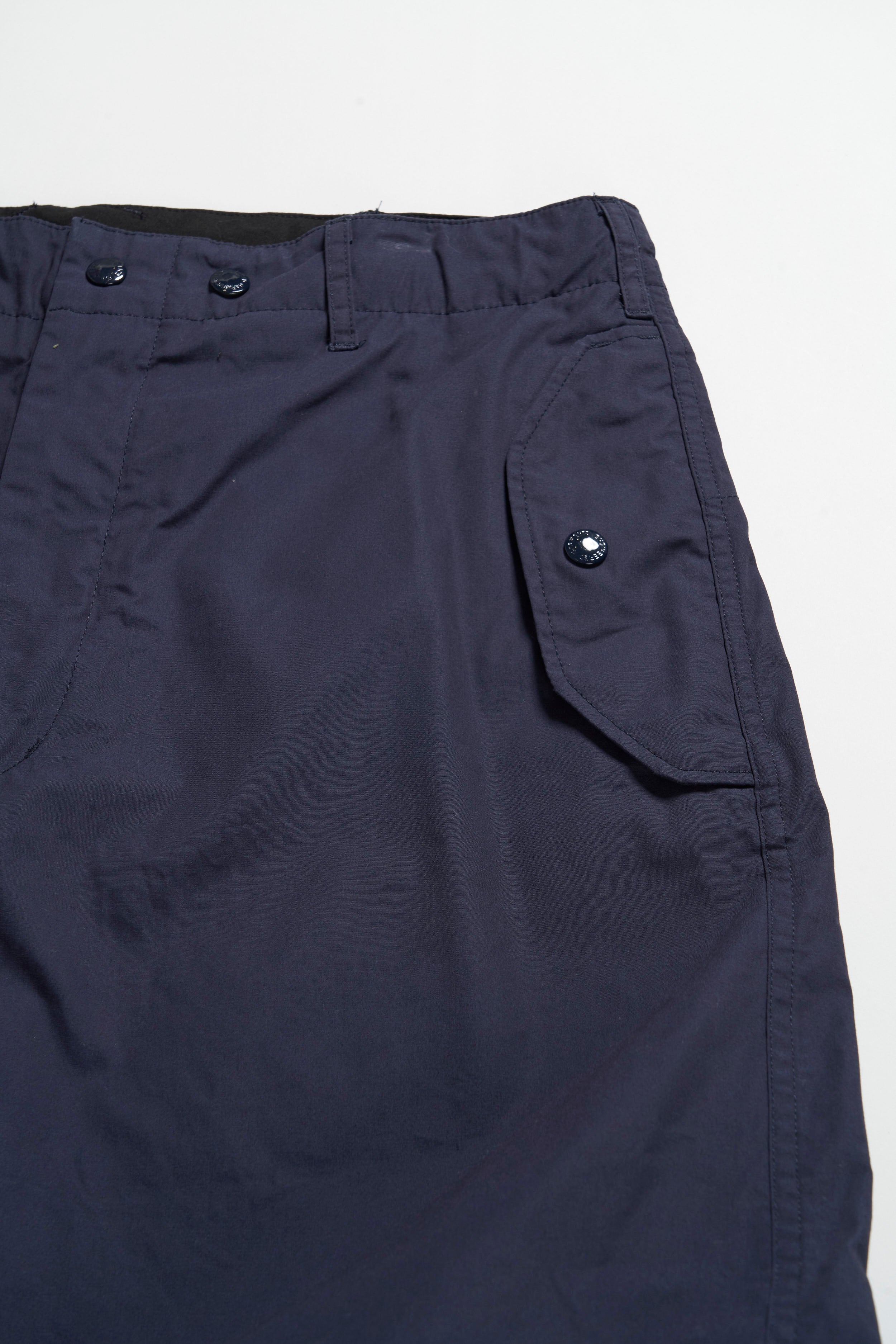 Engineered Garments Over Pant - Navy Cotton Duracloth Poplin