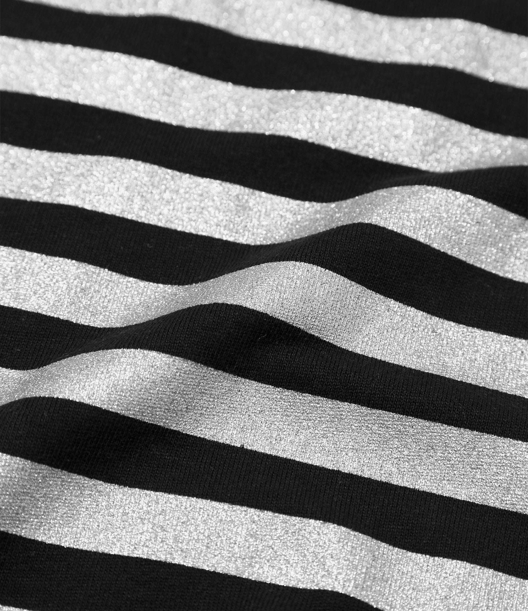 Woburn Walk Fisherman Boat Neck Shirt - Gusset - Black/Metallic Stripe – Woburn Walk – Nepenthes London