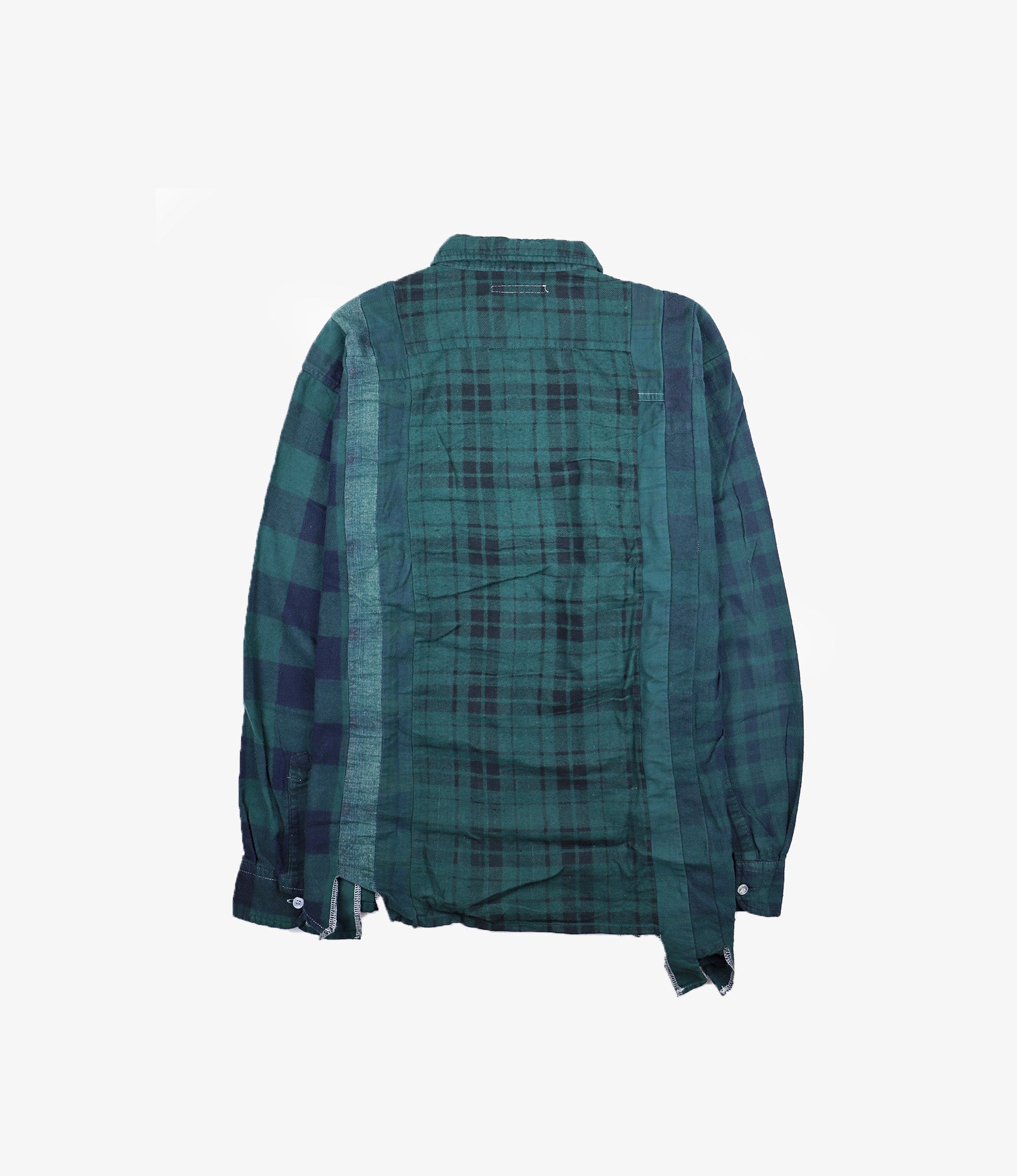 Flannel Shirt - 7 Cuts Shirt / Over Dye - Green