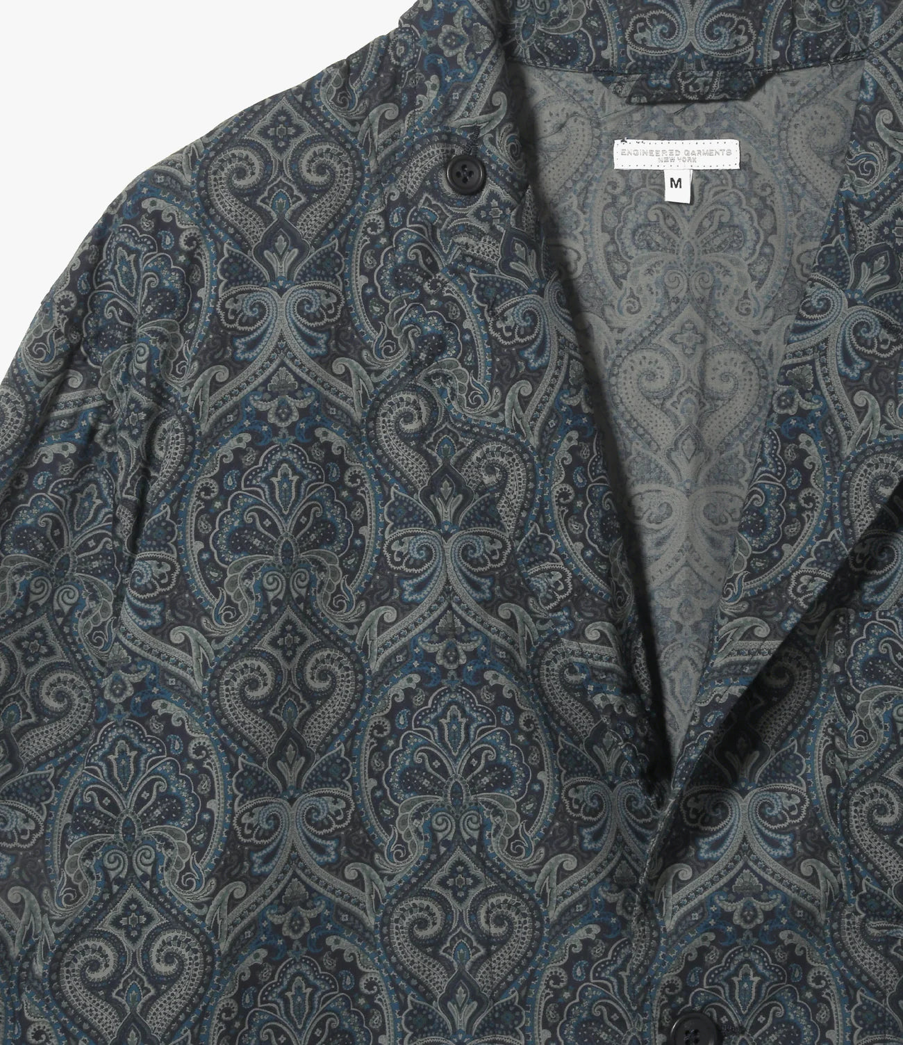 Engineered Garments Nepenthes SP Loiter Jacket - Navy Cotton Paisley Print