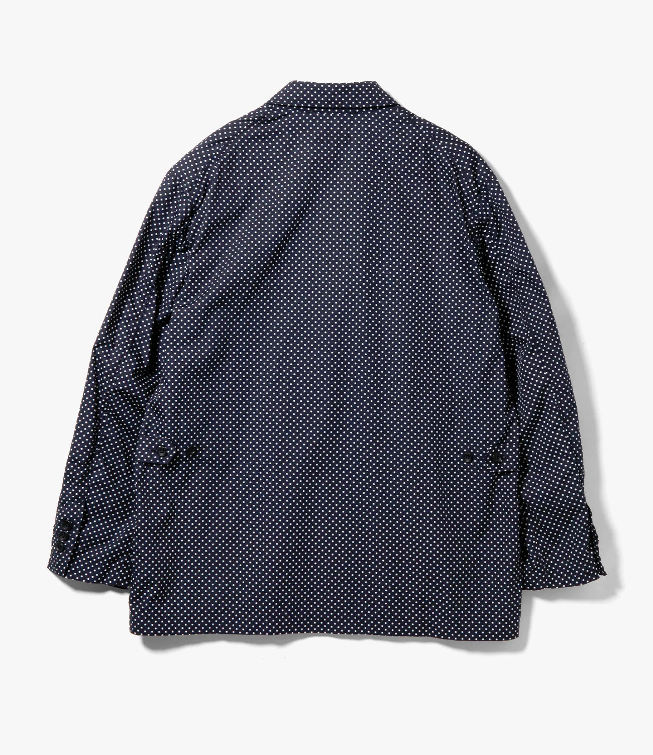Engineered Garments Nepenthes SP Loiter Jacket - Navy Big PD Broadcloth