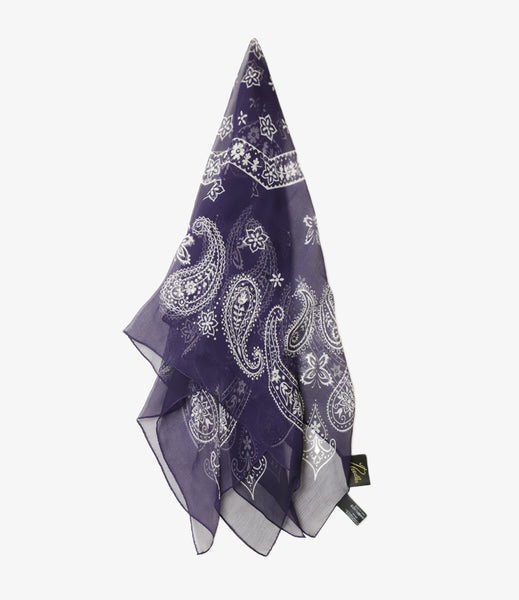 値下げしました！NEEDLES  Bandana Scarf - Silk Silk Crepe Bandana Scarf | Nepenthes London