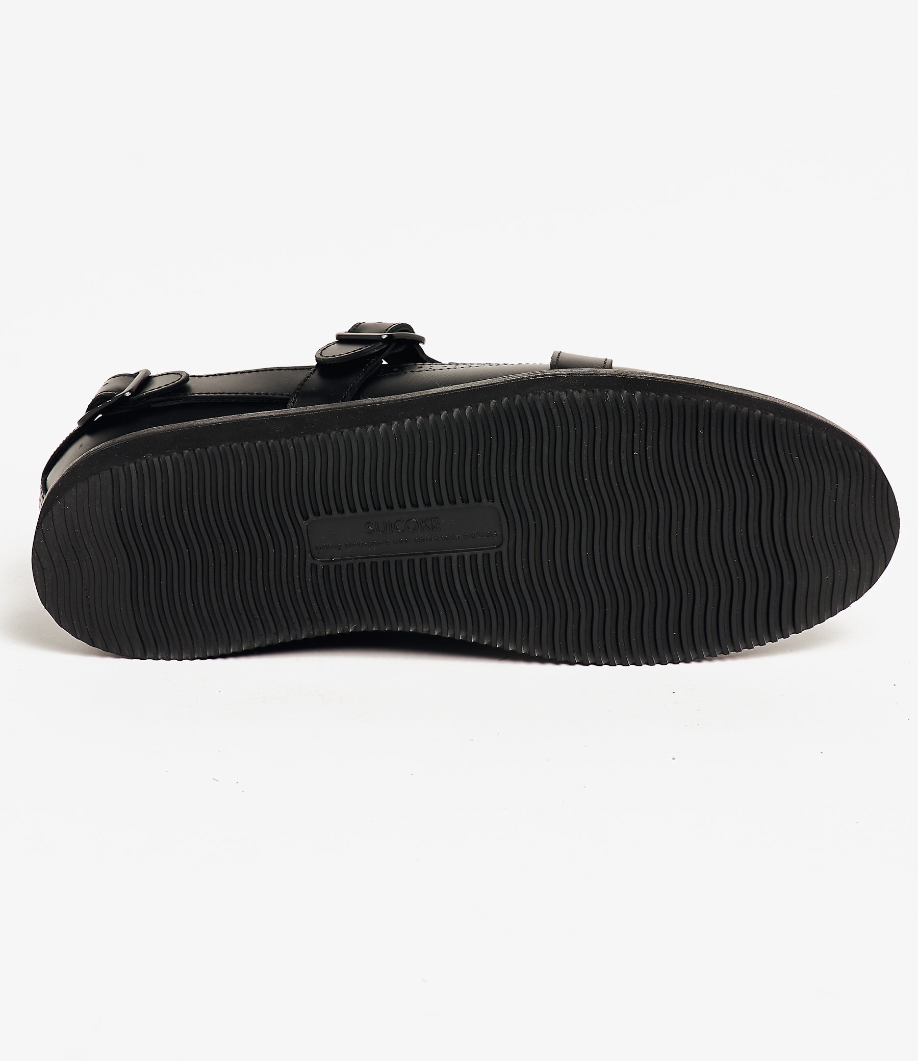 Strap Wingtip – Black Leather