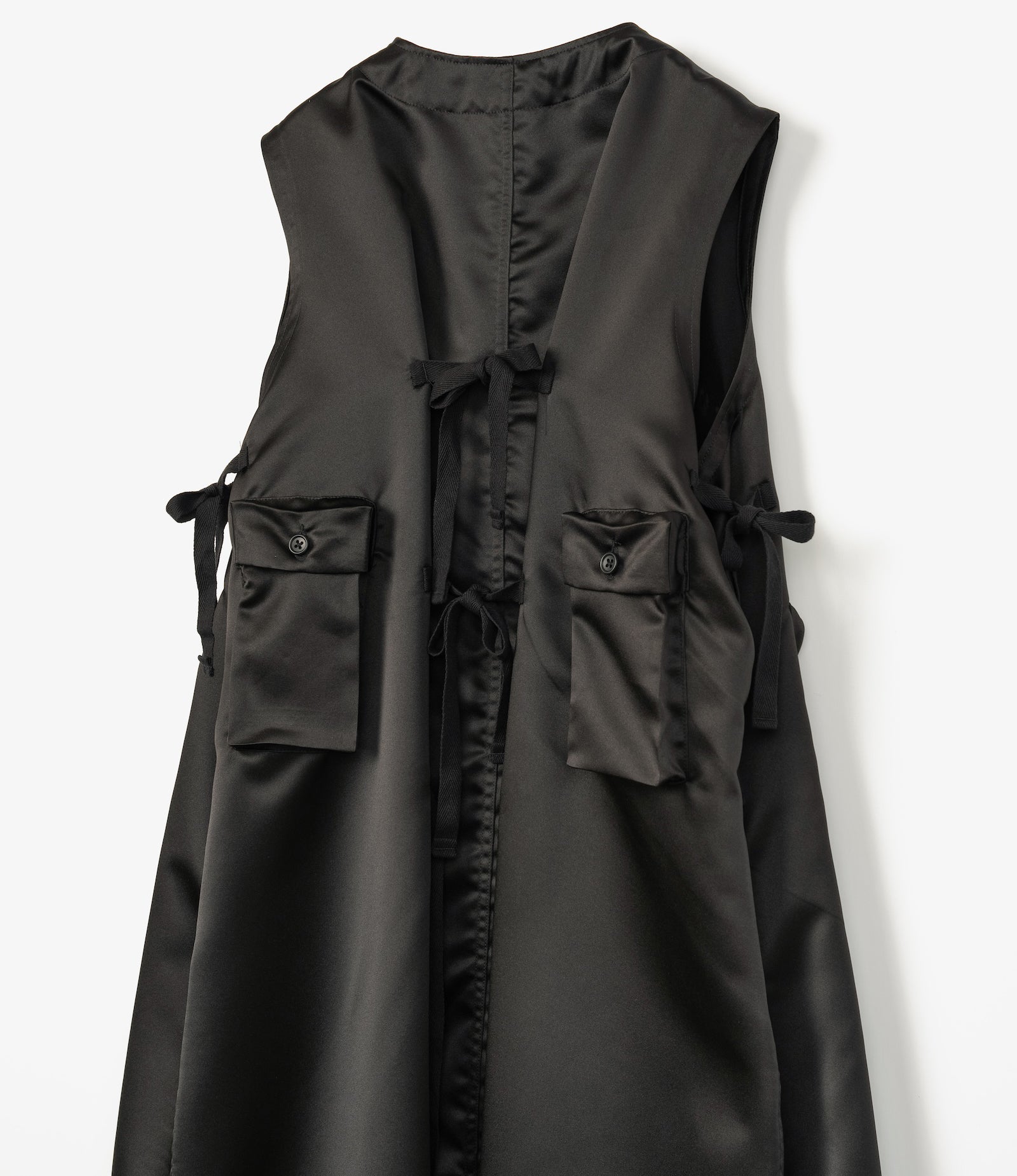 C-1 Dress – Black Mystique Satin