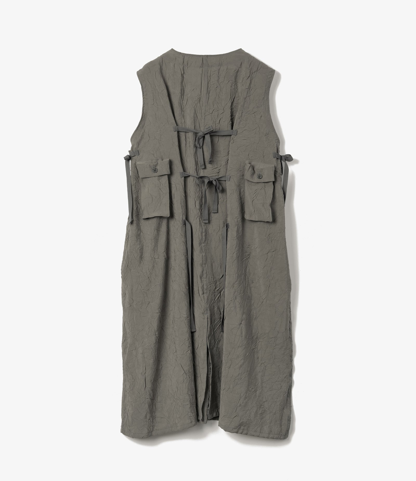 C-1 Dress – Grey Crushed Modal