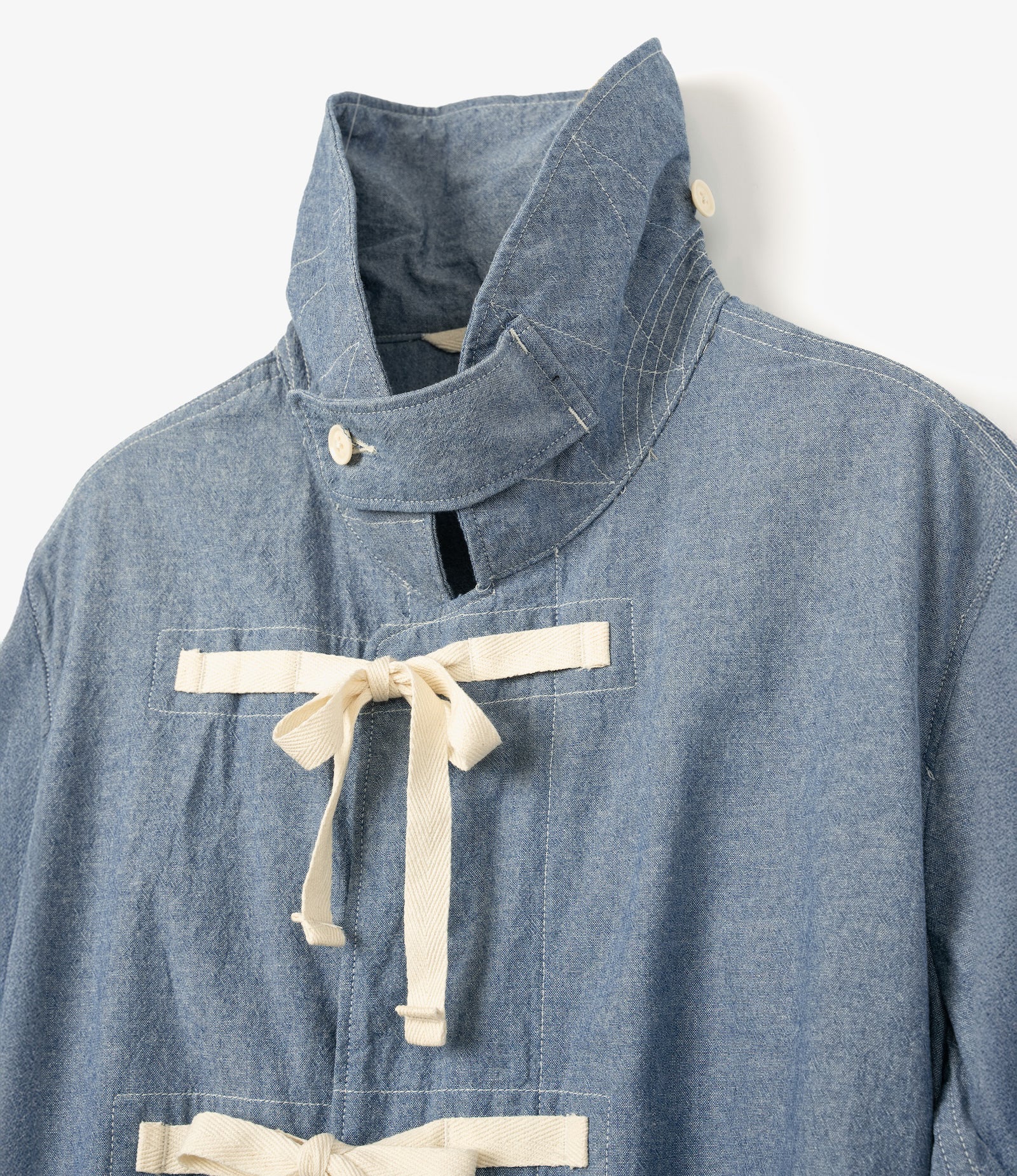 Duffle Dress – Light Indigo Chambray